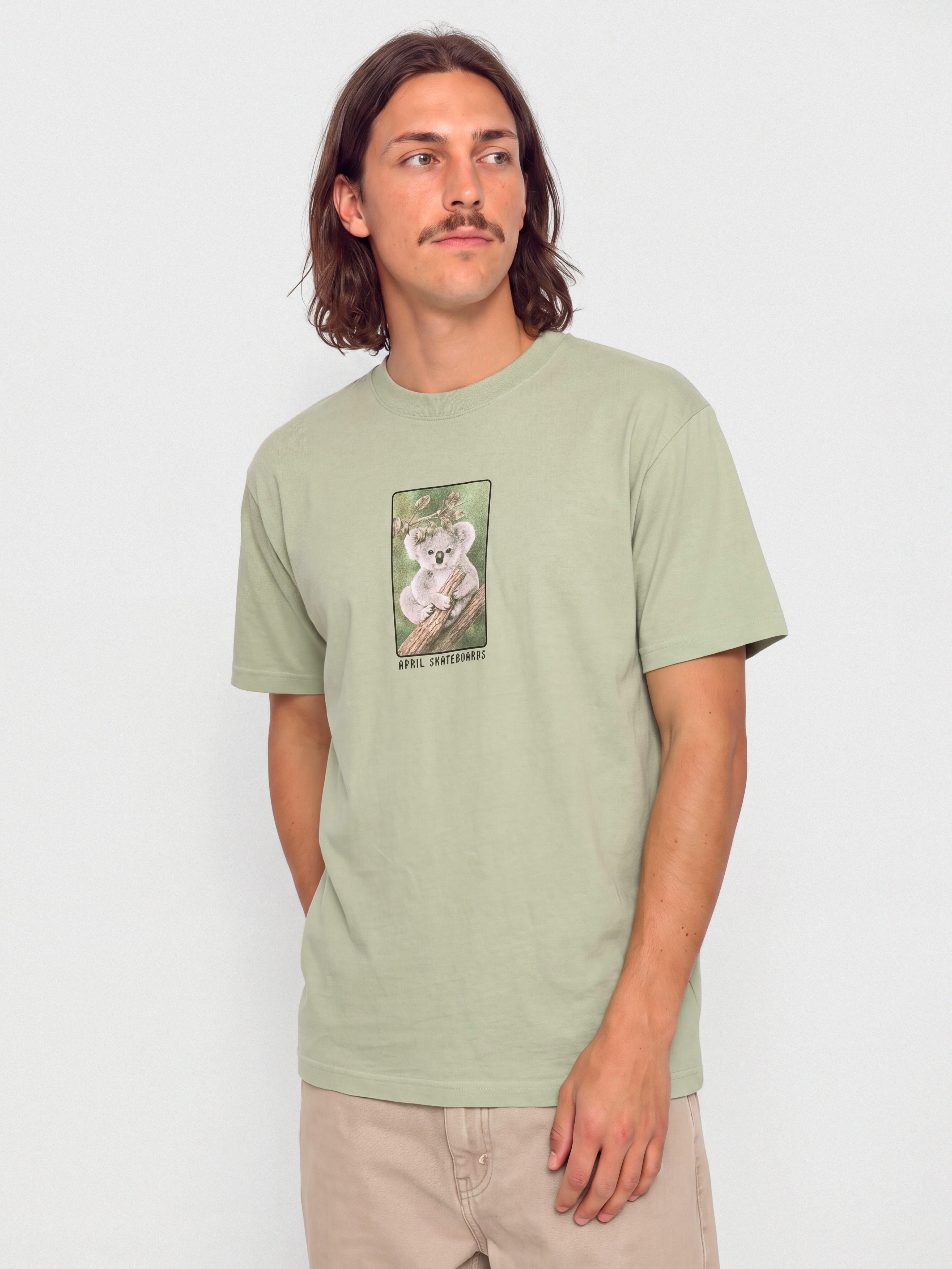 April Skateboards Marsupial Póló (sage)