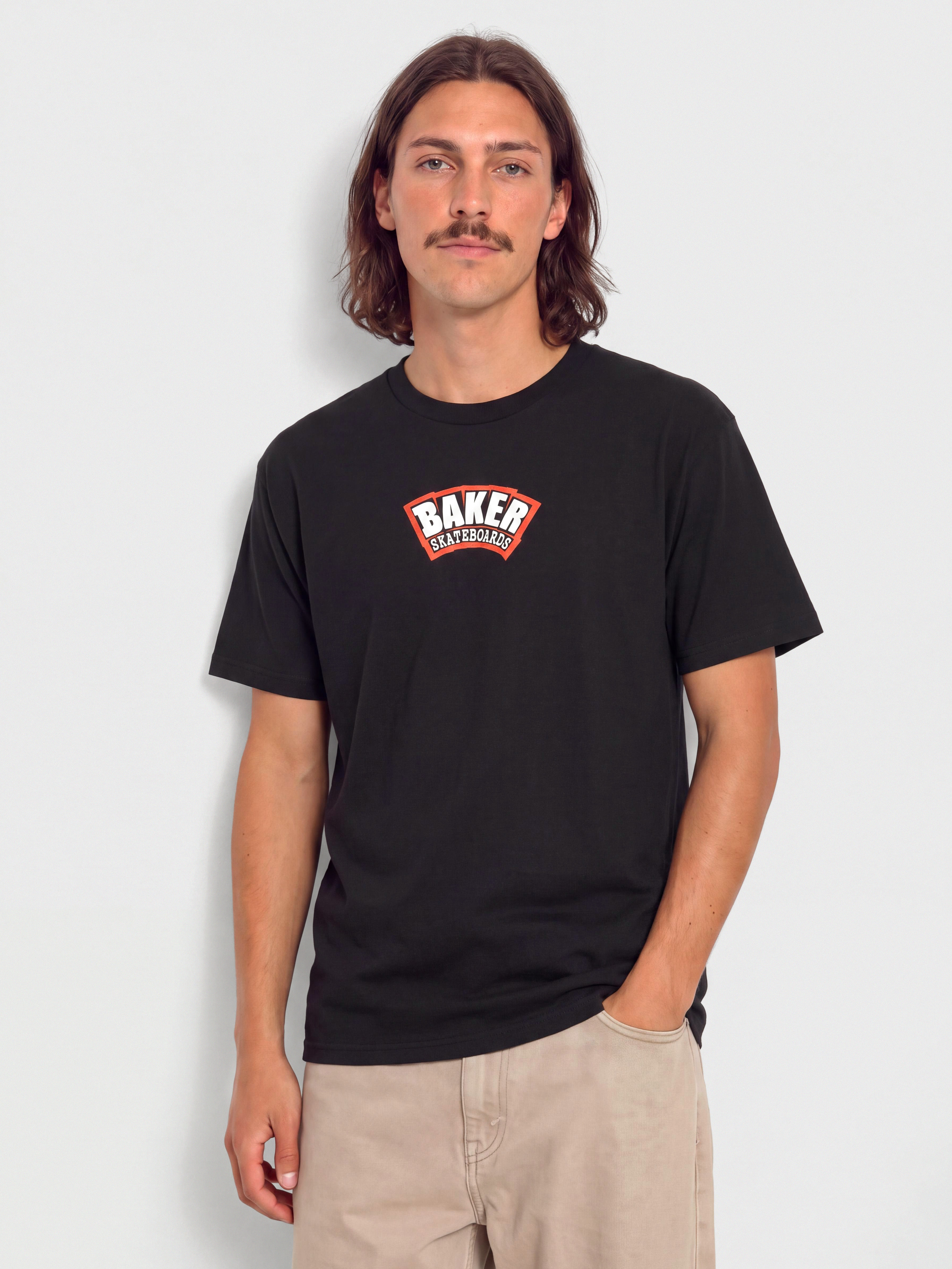 Baker Arch Logo Póló (blk/red)