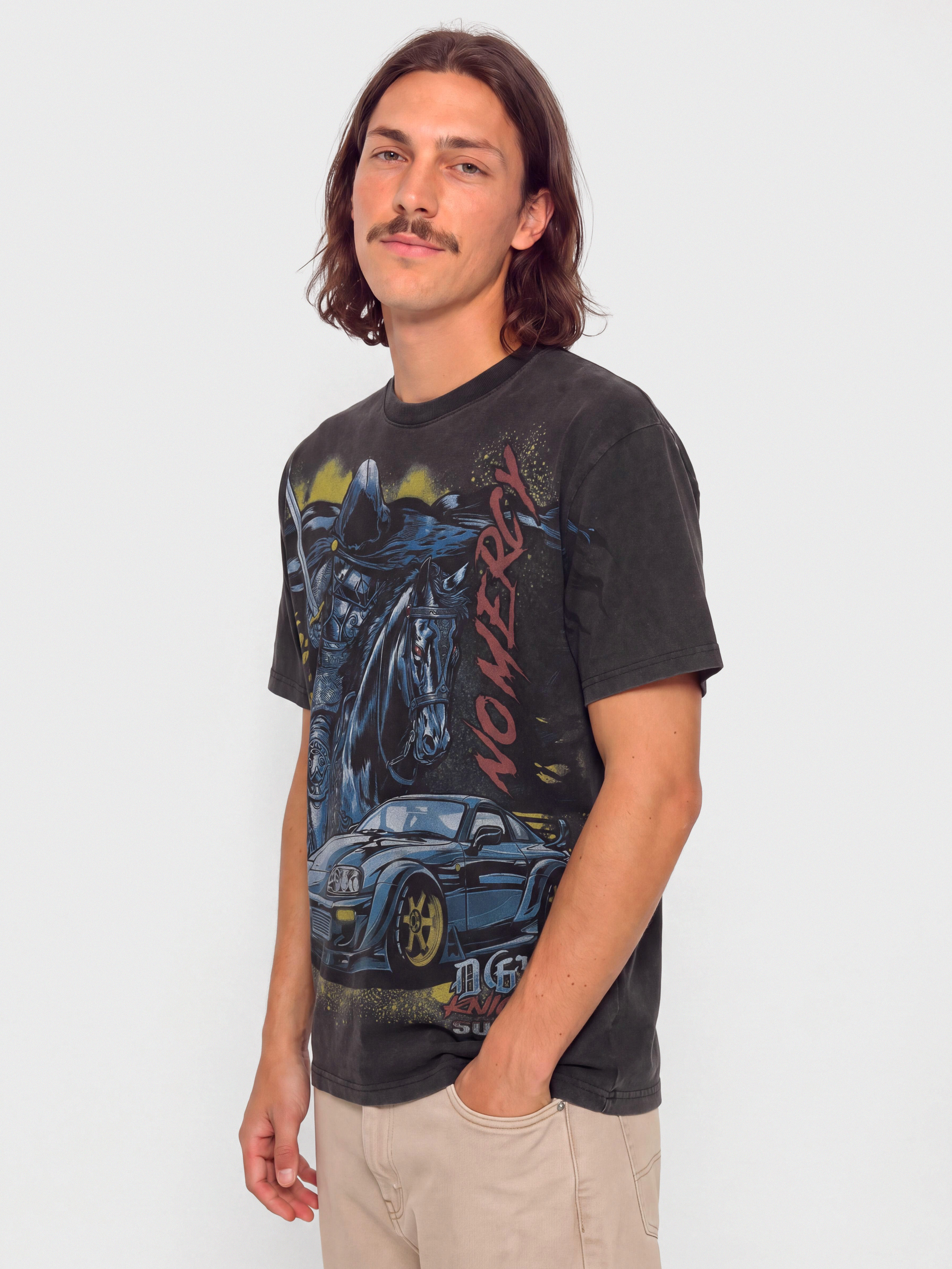 Póló DGK Black Knight (vintage black)