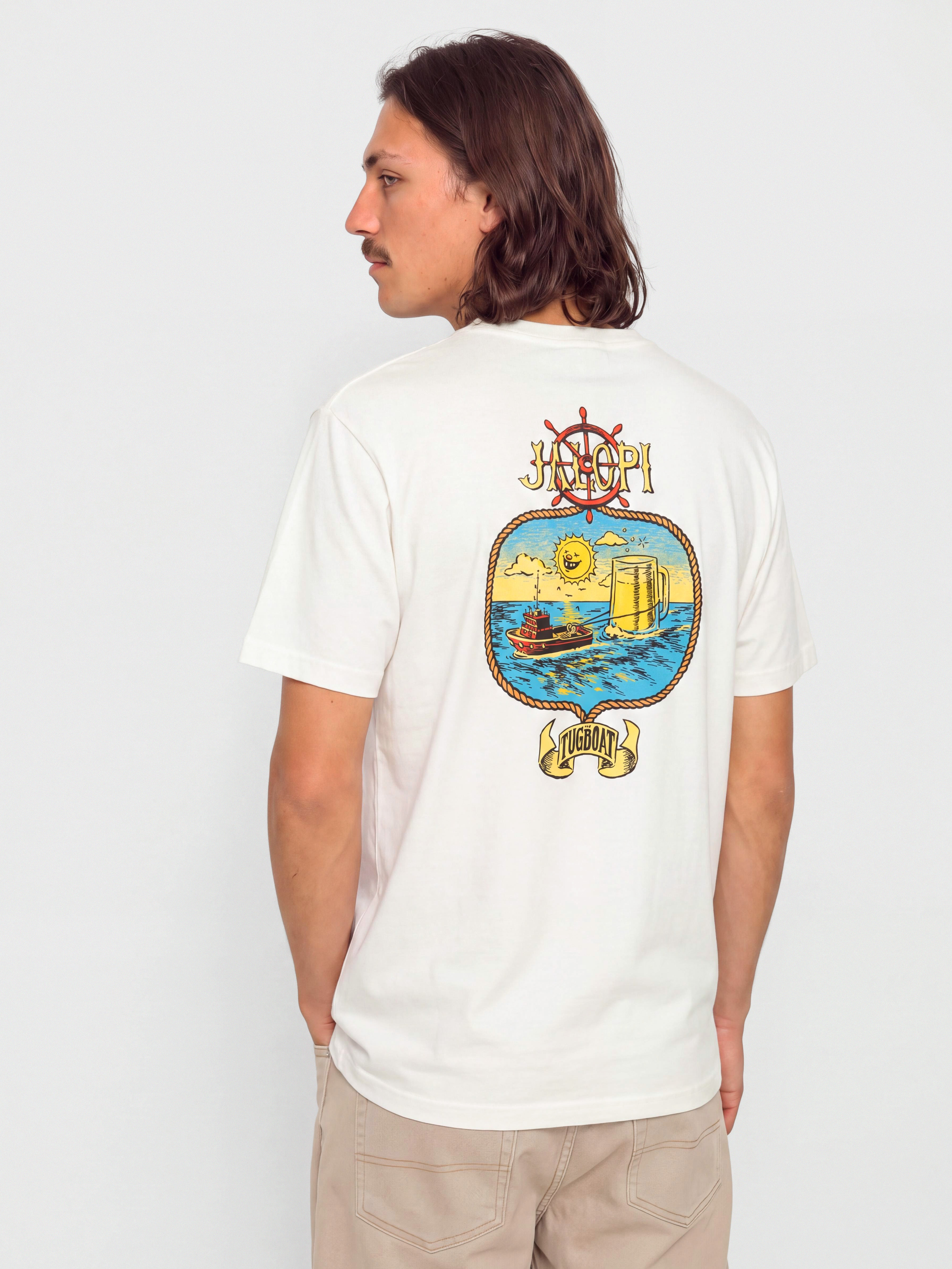 Póló Antihero Jalopi Tugboat (white)