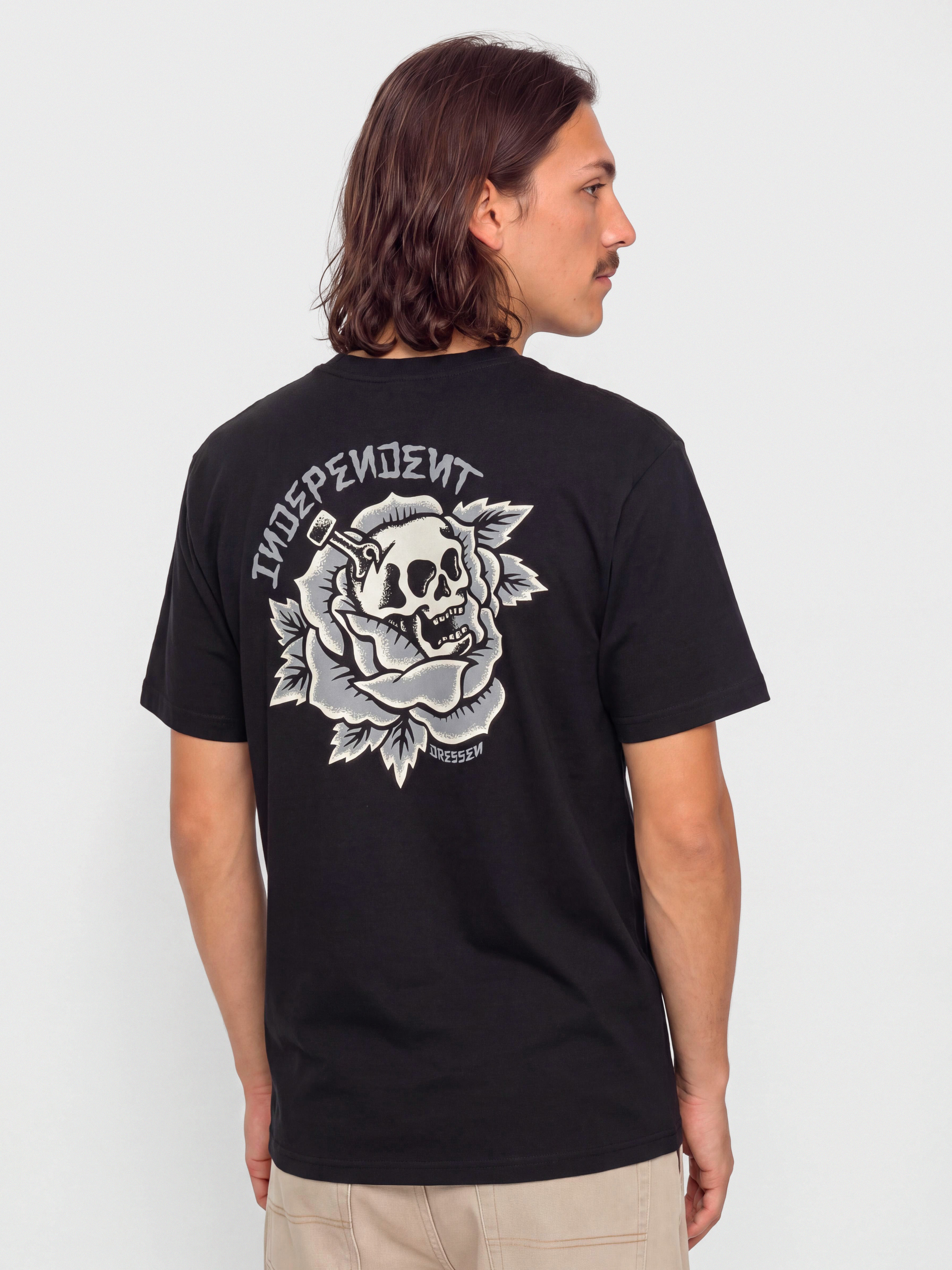 Póló Independent Dressen Skull Rose