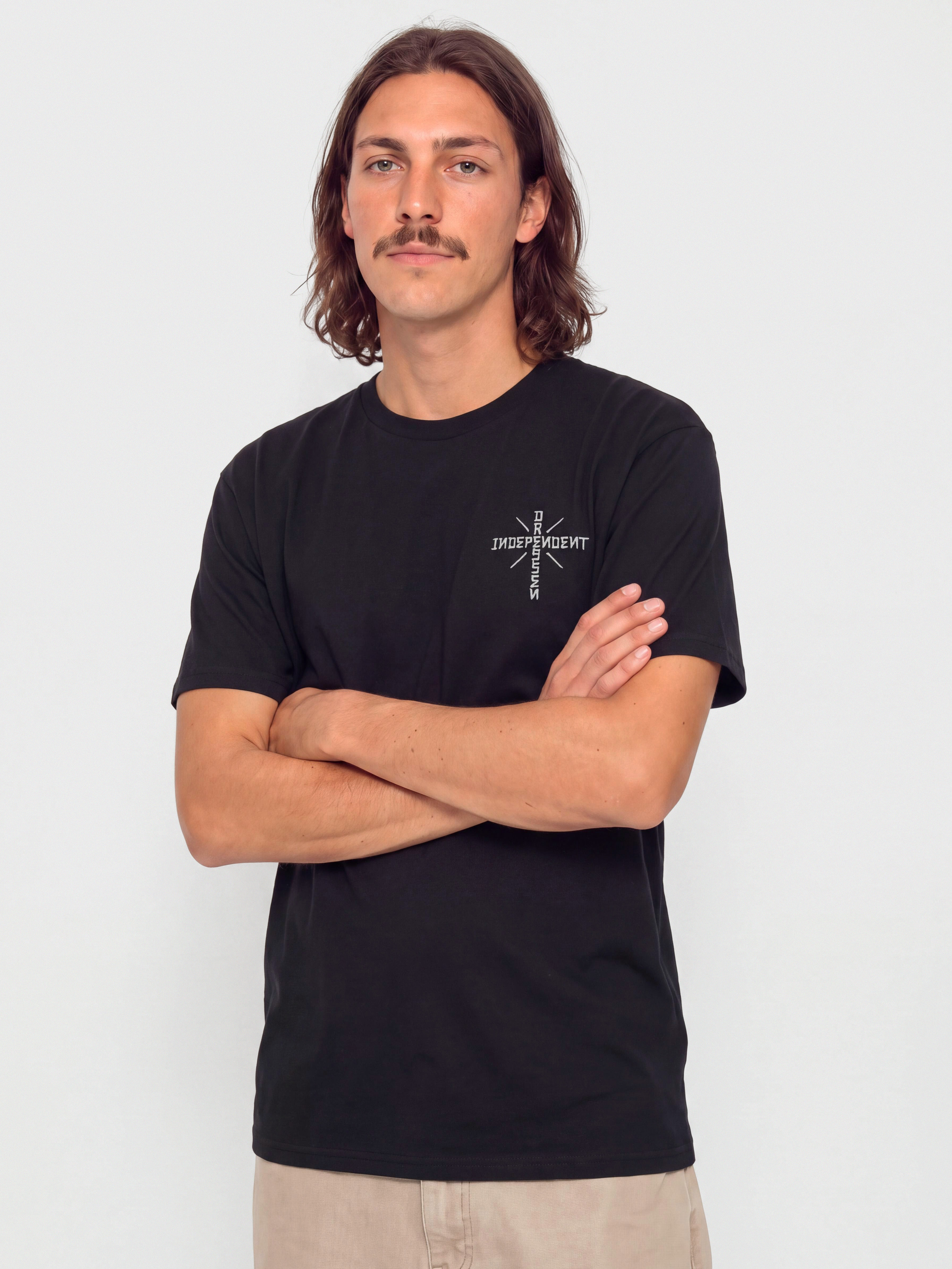 Póló Independent Dressen Skull Rose (black)