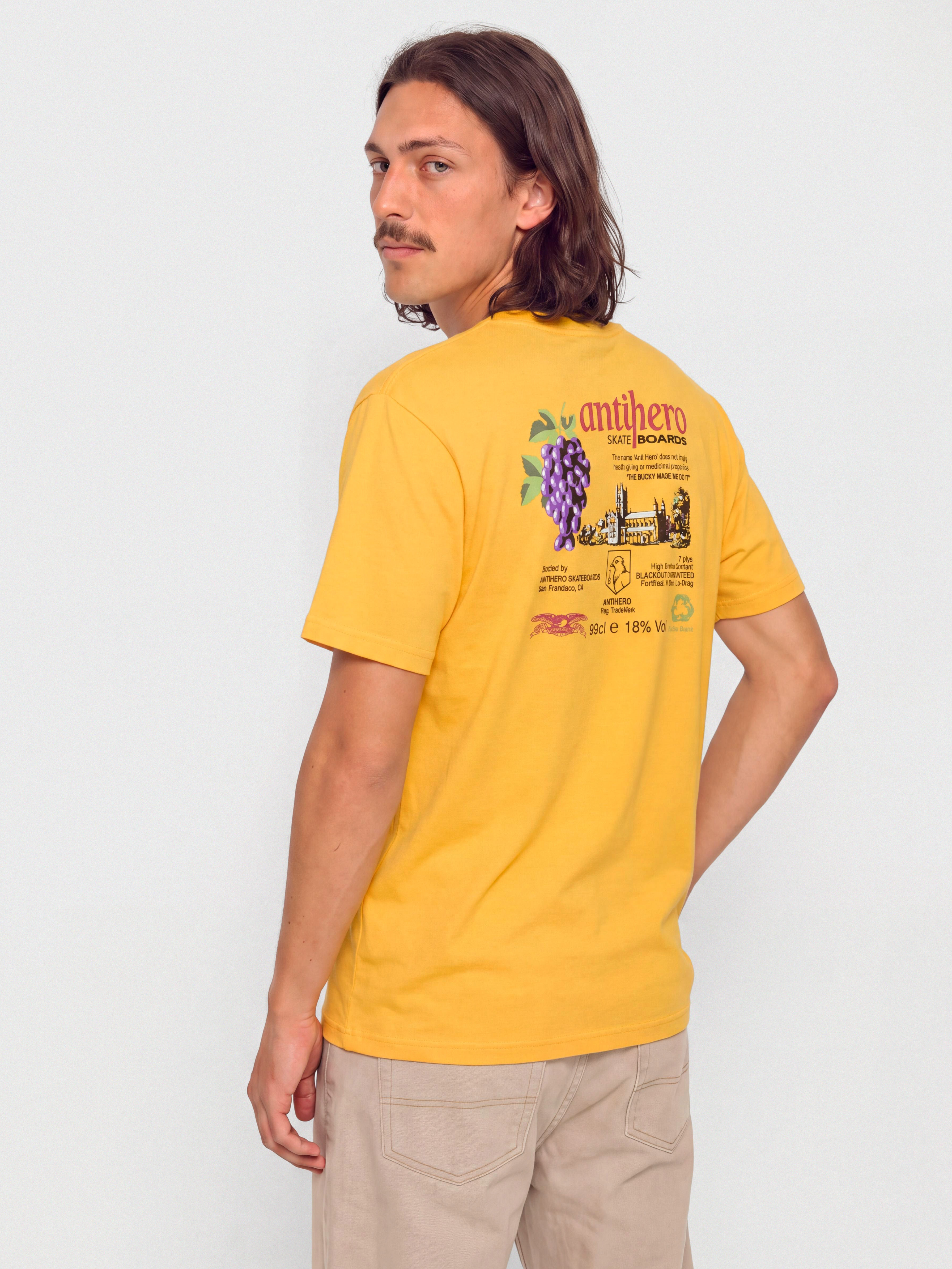 Póló Antihero The Bucky (gold w/multi color prints)