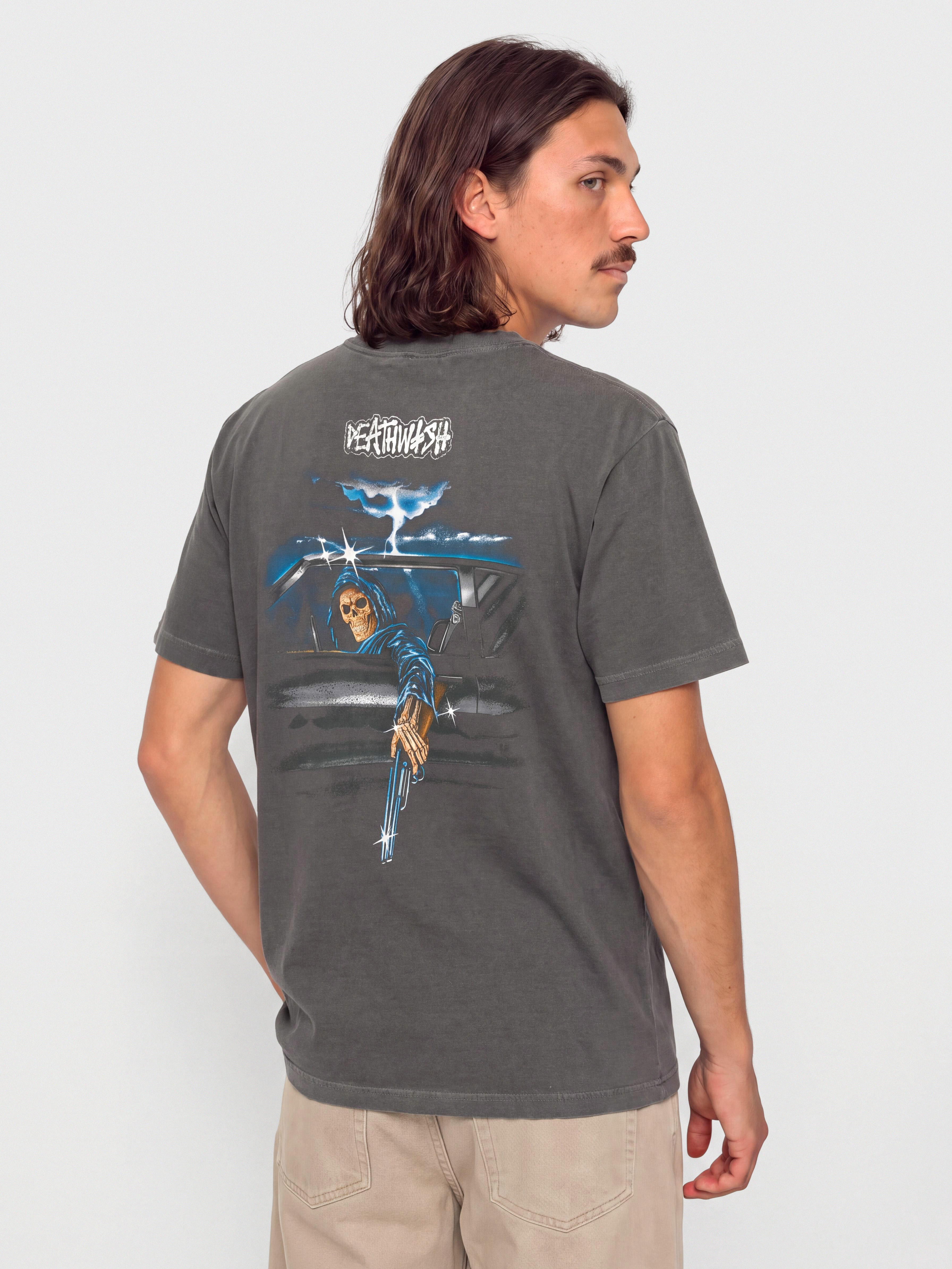 Póló Deathwish Samborgini Reaper (garment dyed black)