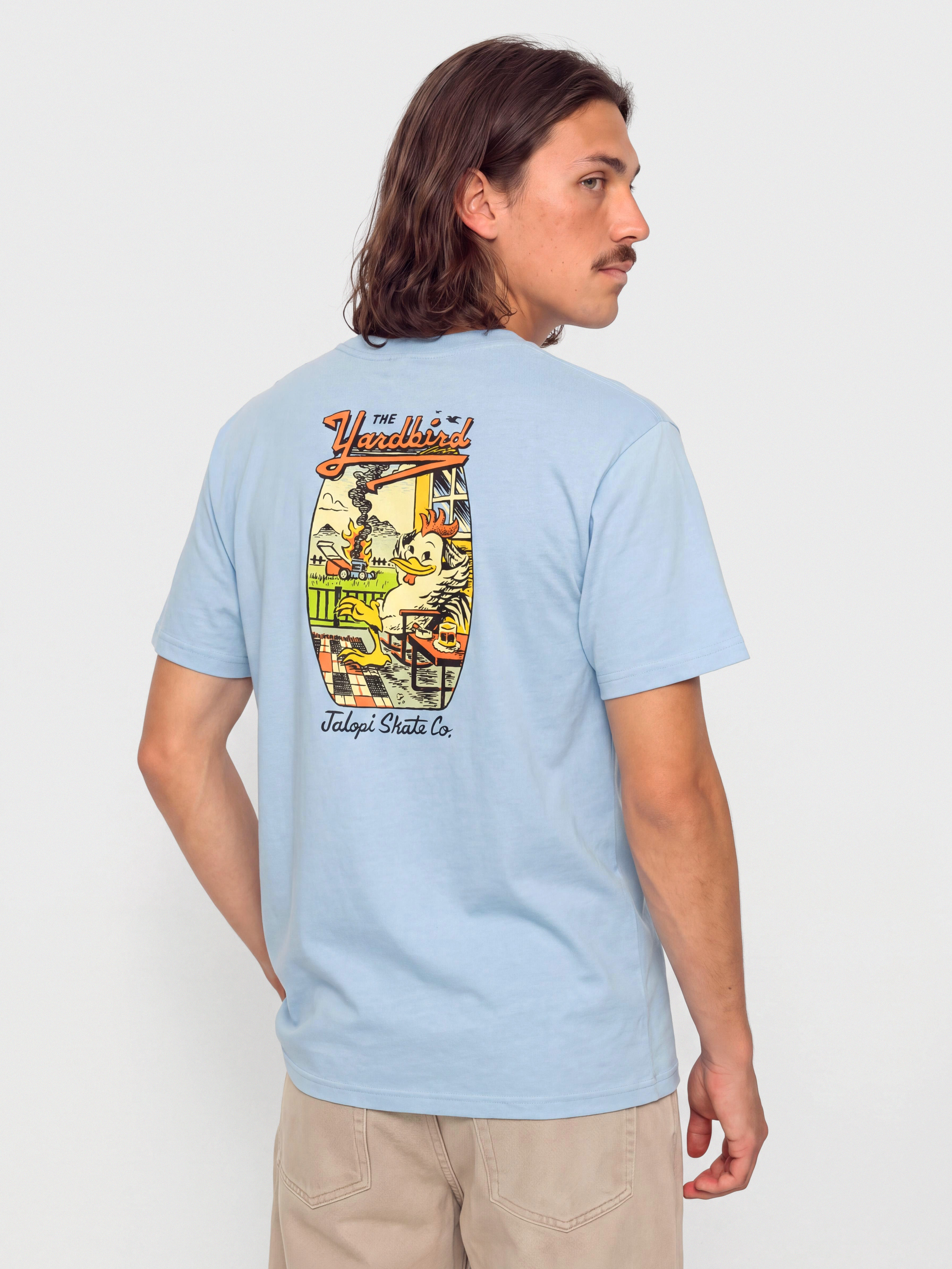 Antihero Jalopi Yardbird Póló (heather light blue)