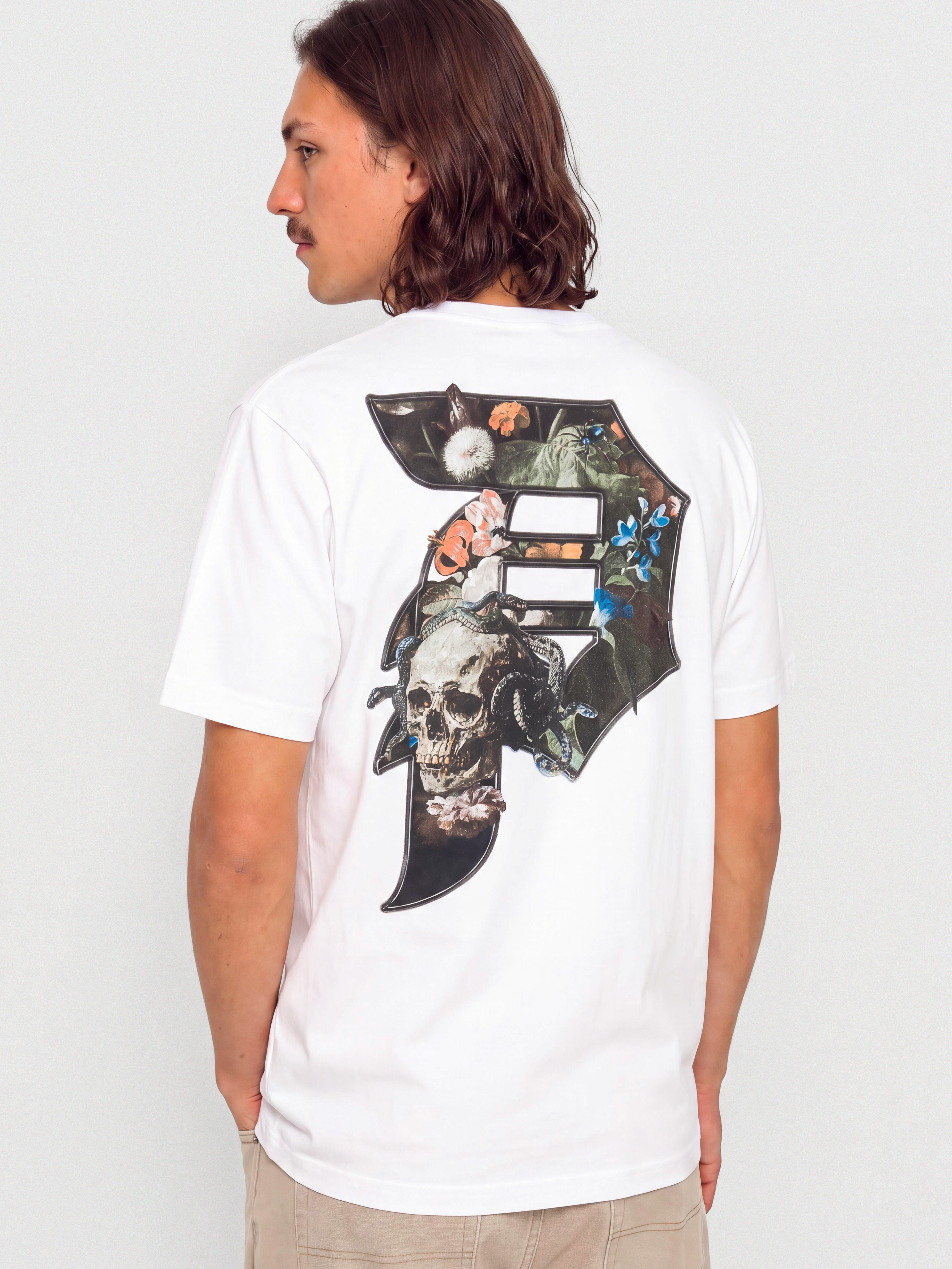 Póló Primitive Exist (white)