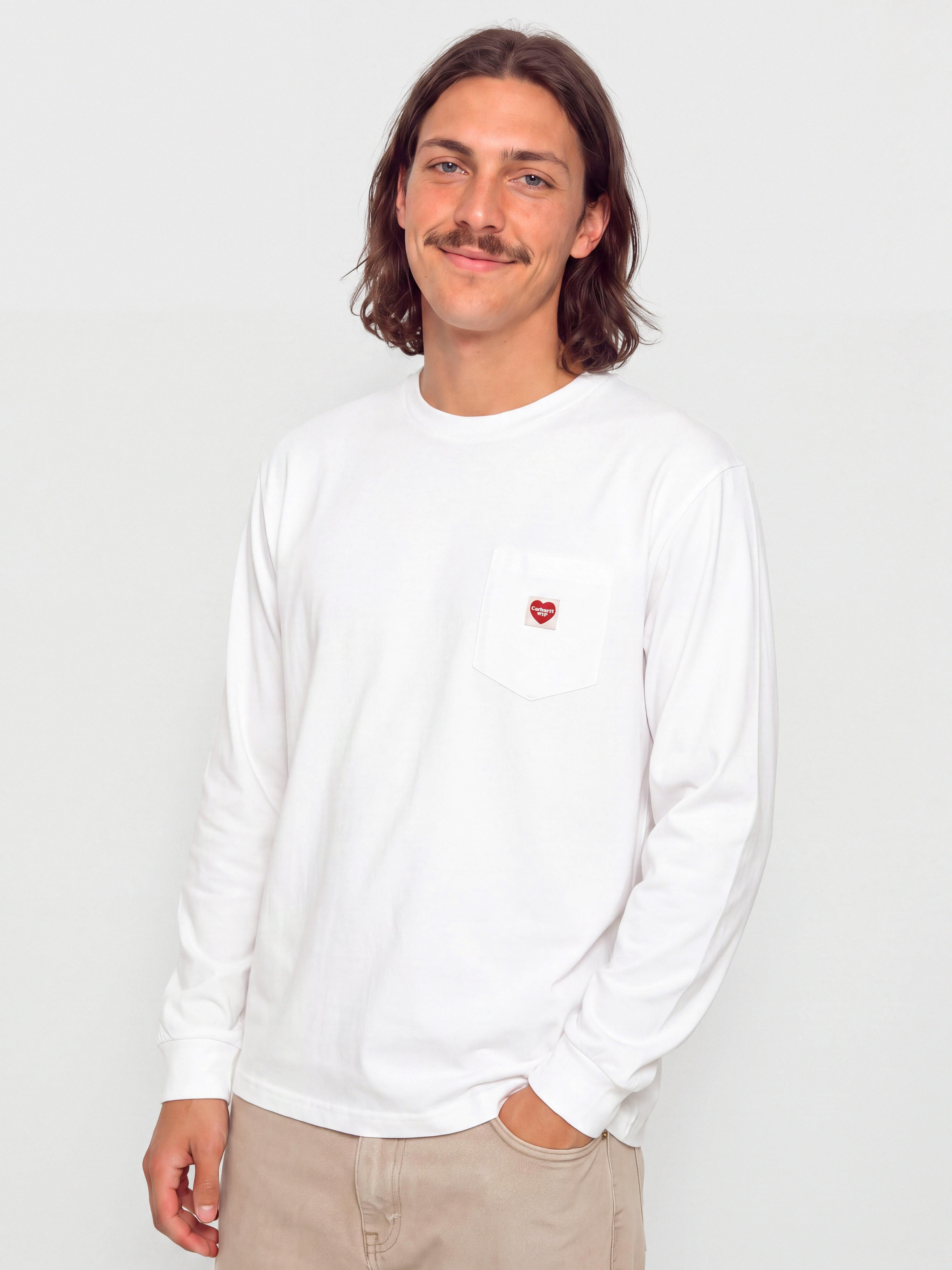 Carhartt WIP Pocket Small Heart Wmn Hosszú ujjú felső