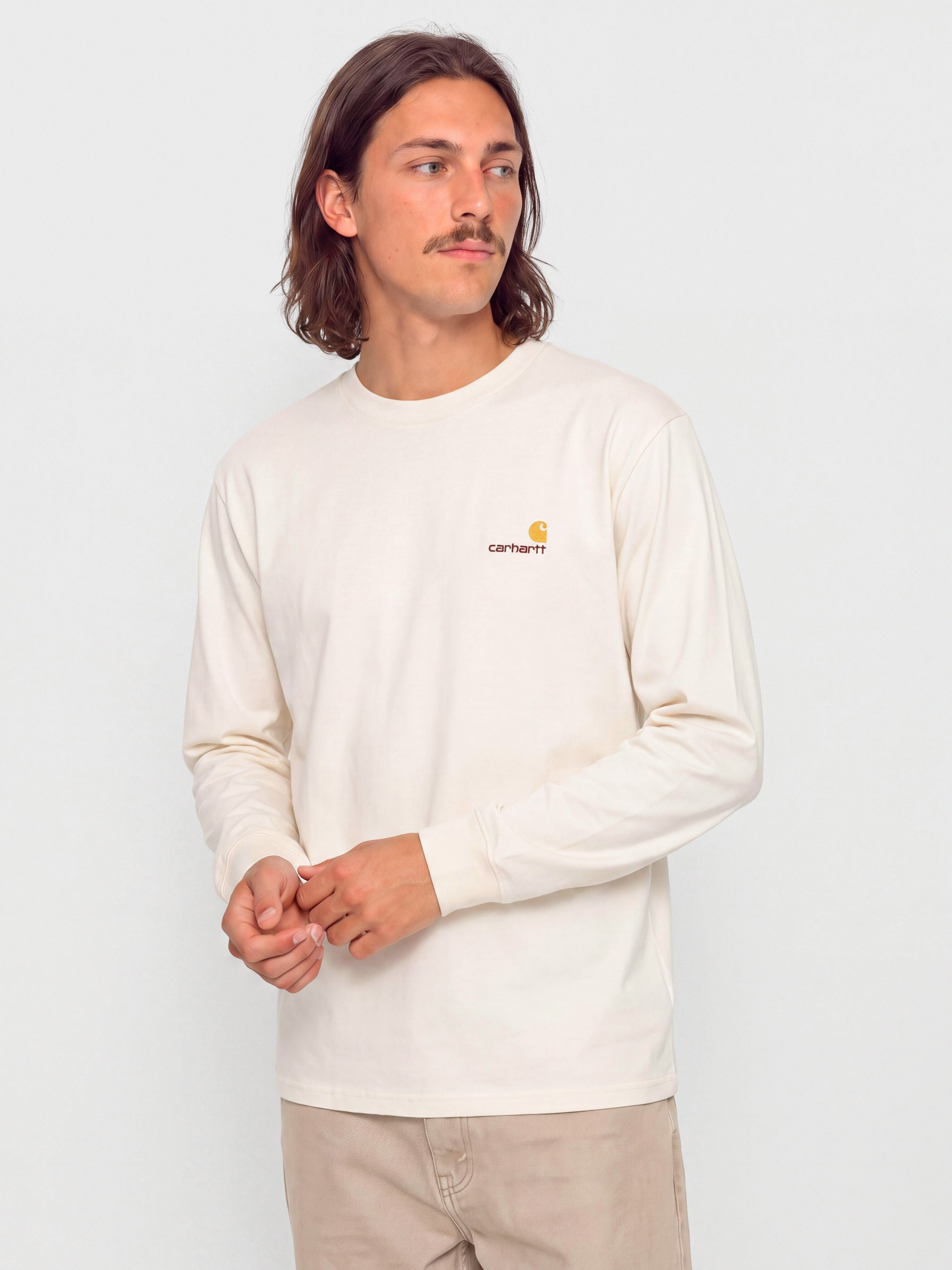 Hosszú ujjú felső Carhartt WIP American Script
