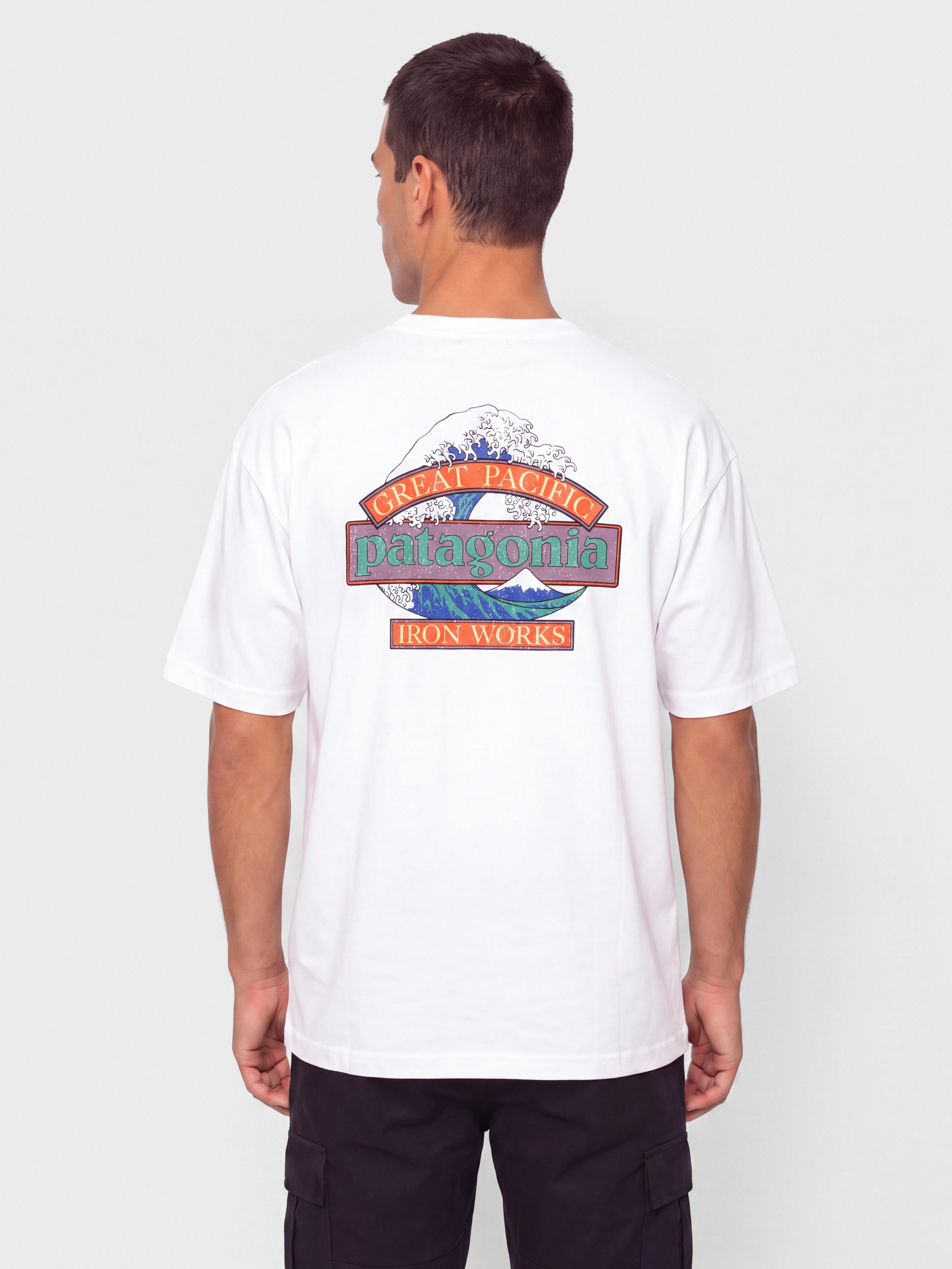 Patagonia Great Waves Responsibili Póló (fiber white)