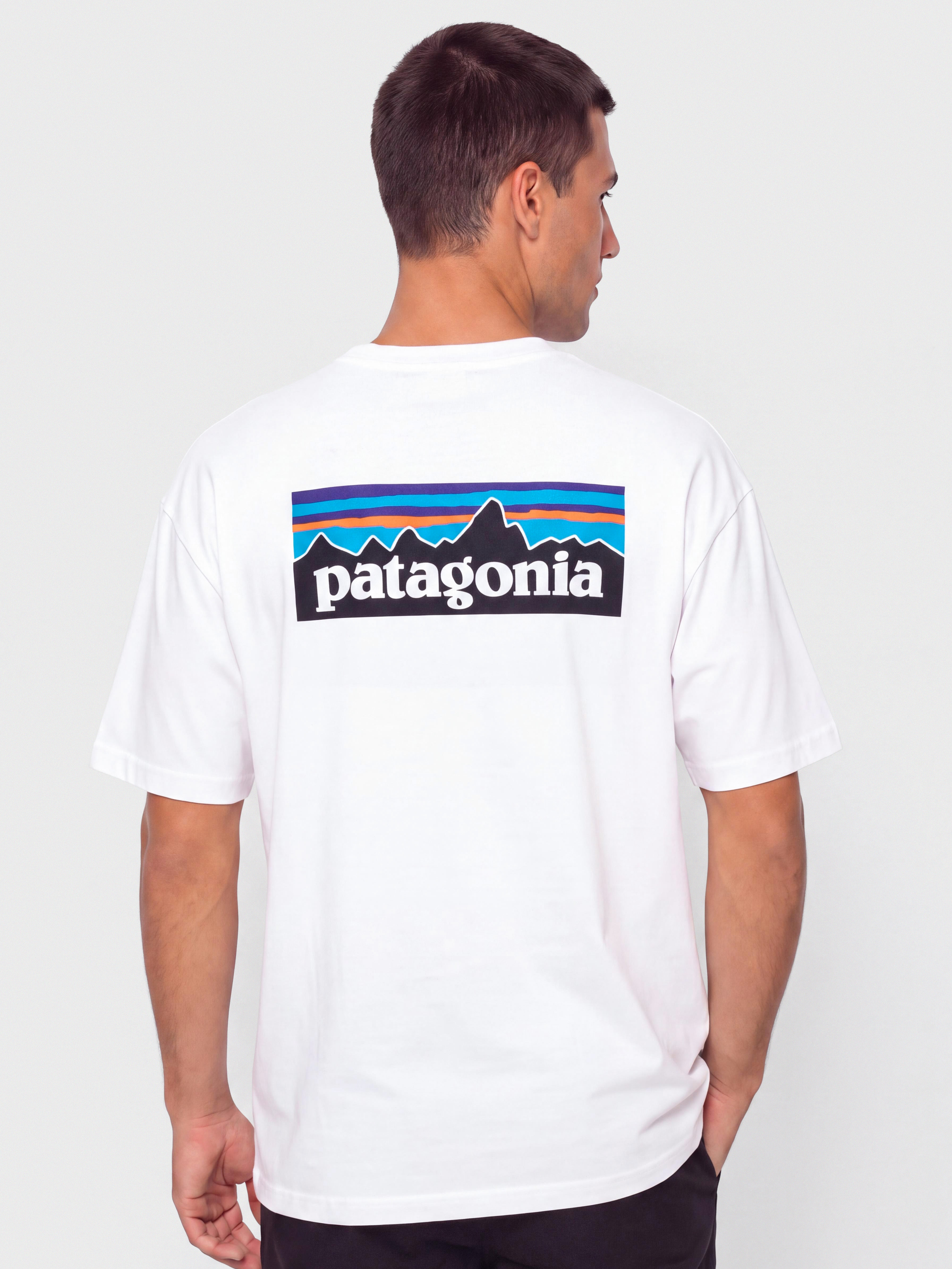 Patagonia P 6 Logo Responsibili Pu00f3lu00f3 (fiber white)