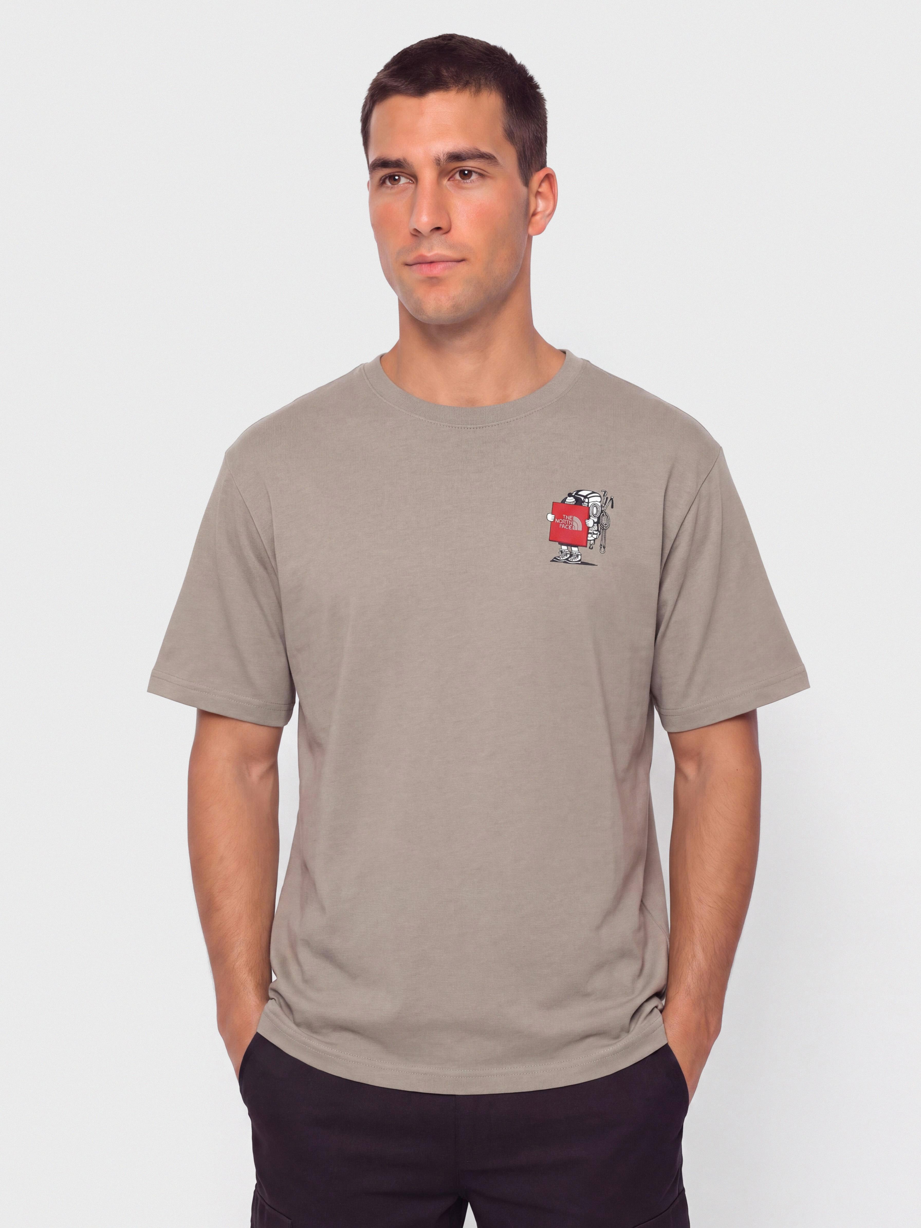 The North Face Gear Up Get Out Relaxed Póló (stone slab)