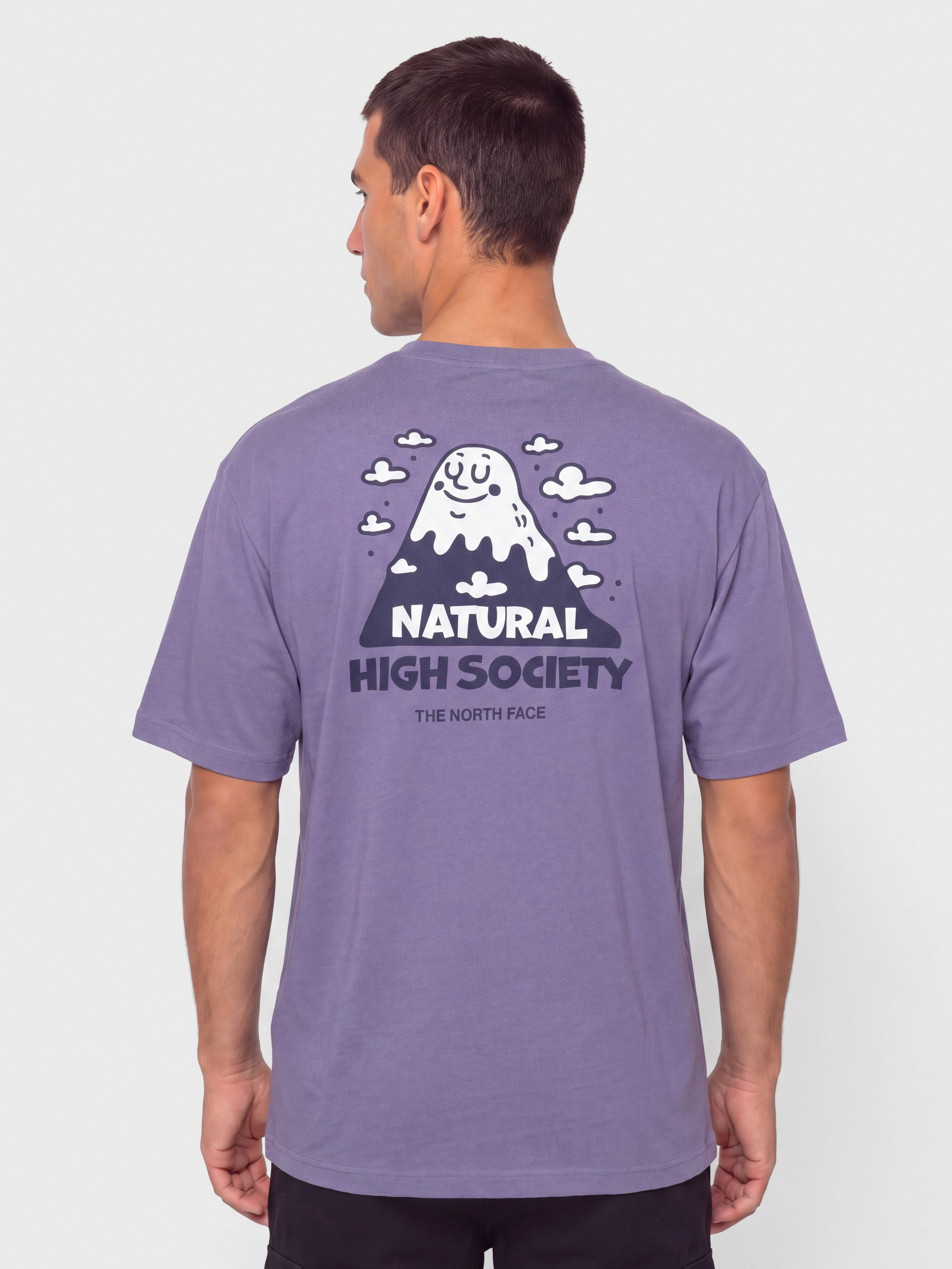The North Face Nat High Society Relaxed Póló (grounded plum)