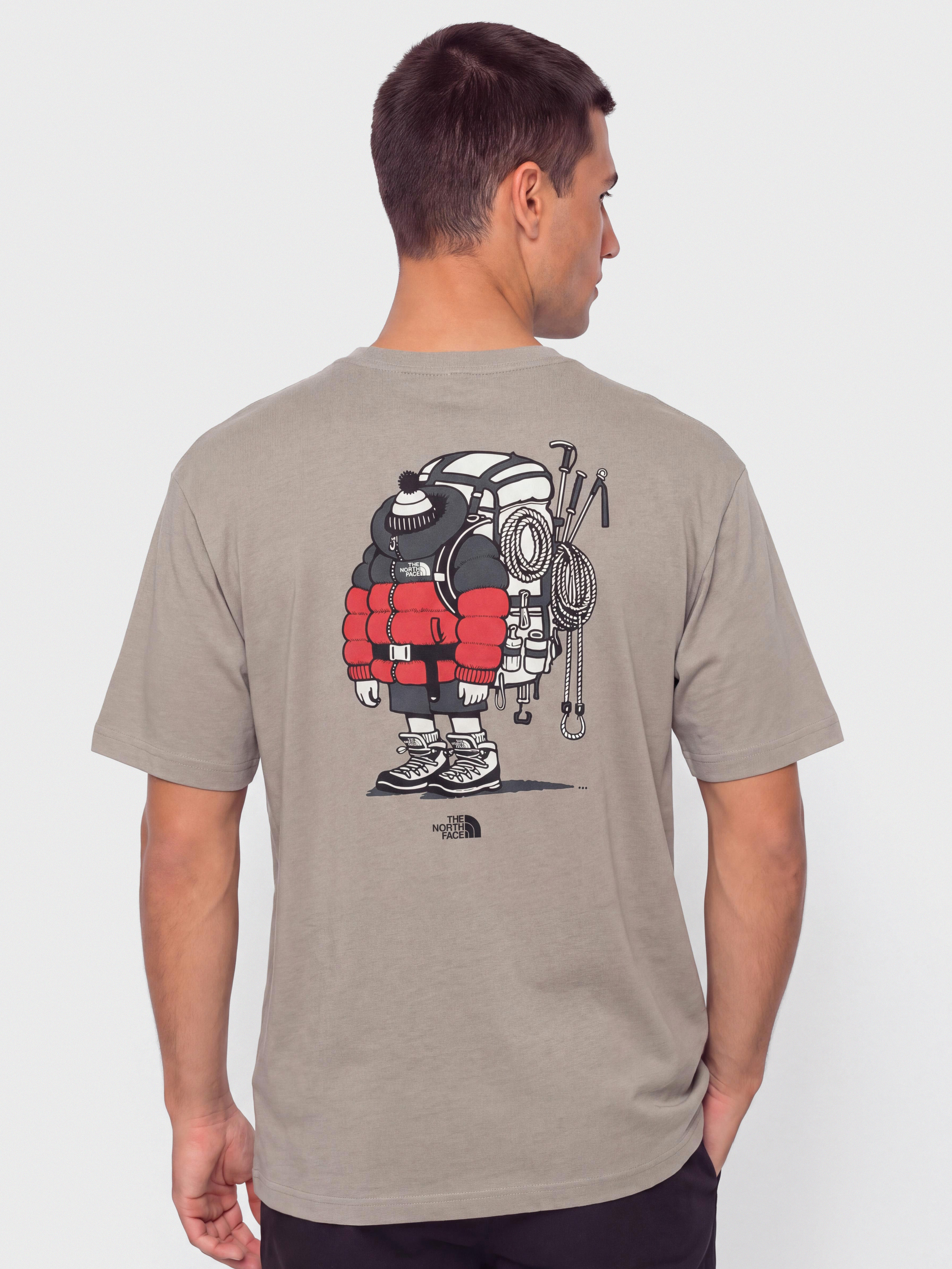 The North Face Gear Up Get Out Relaxed Póló (stone slab)