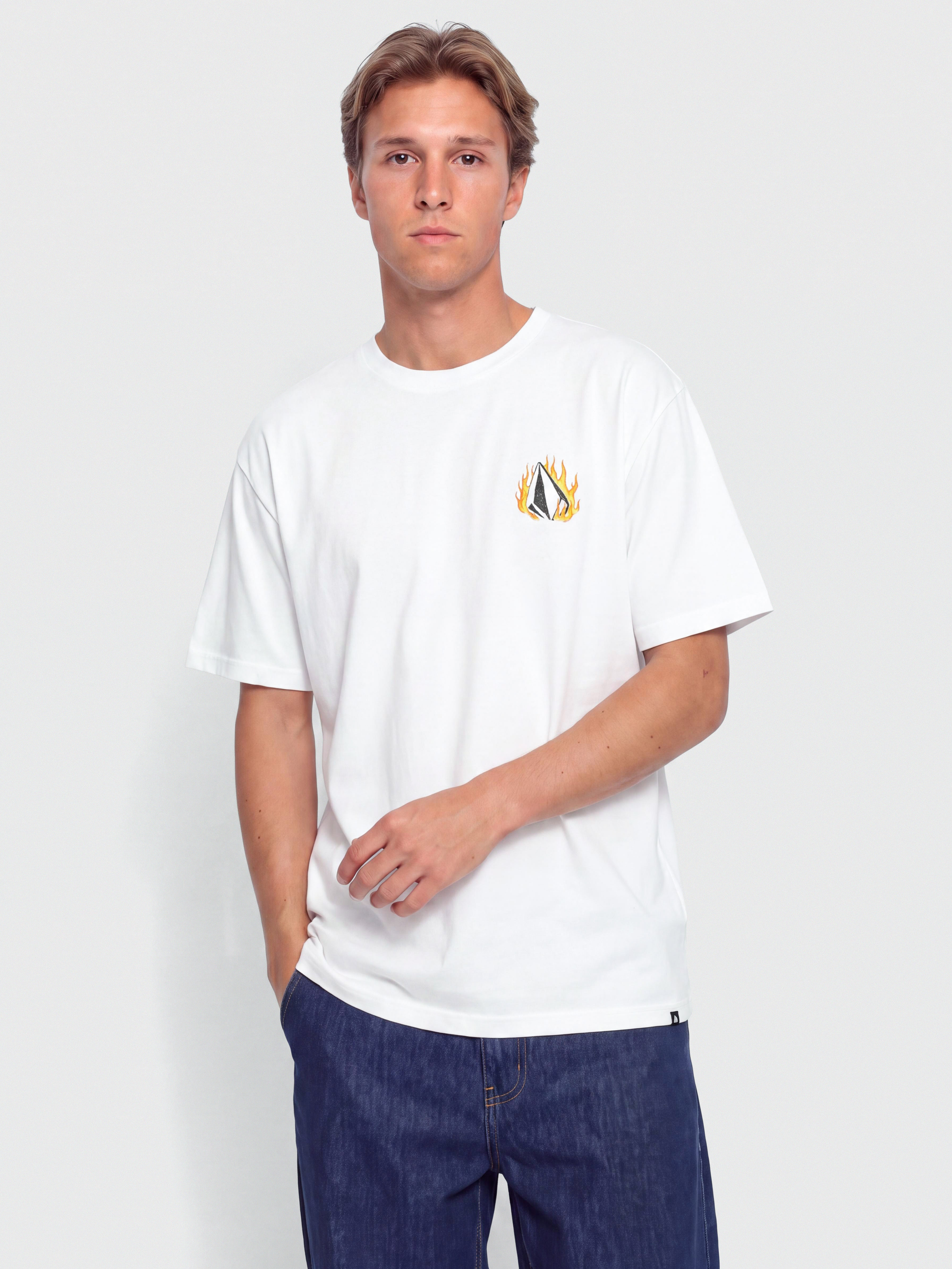 Volcom Double Fantasy Lse Póló (white)