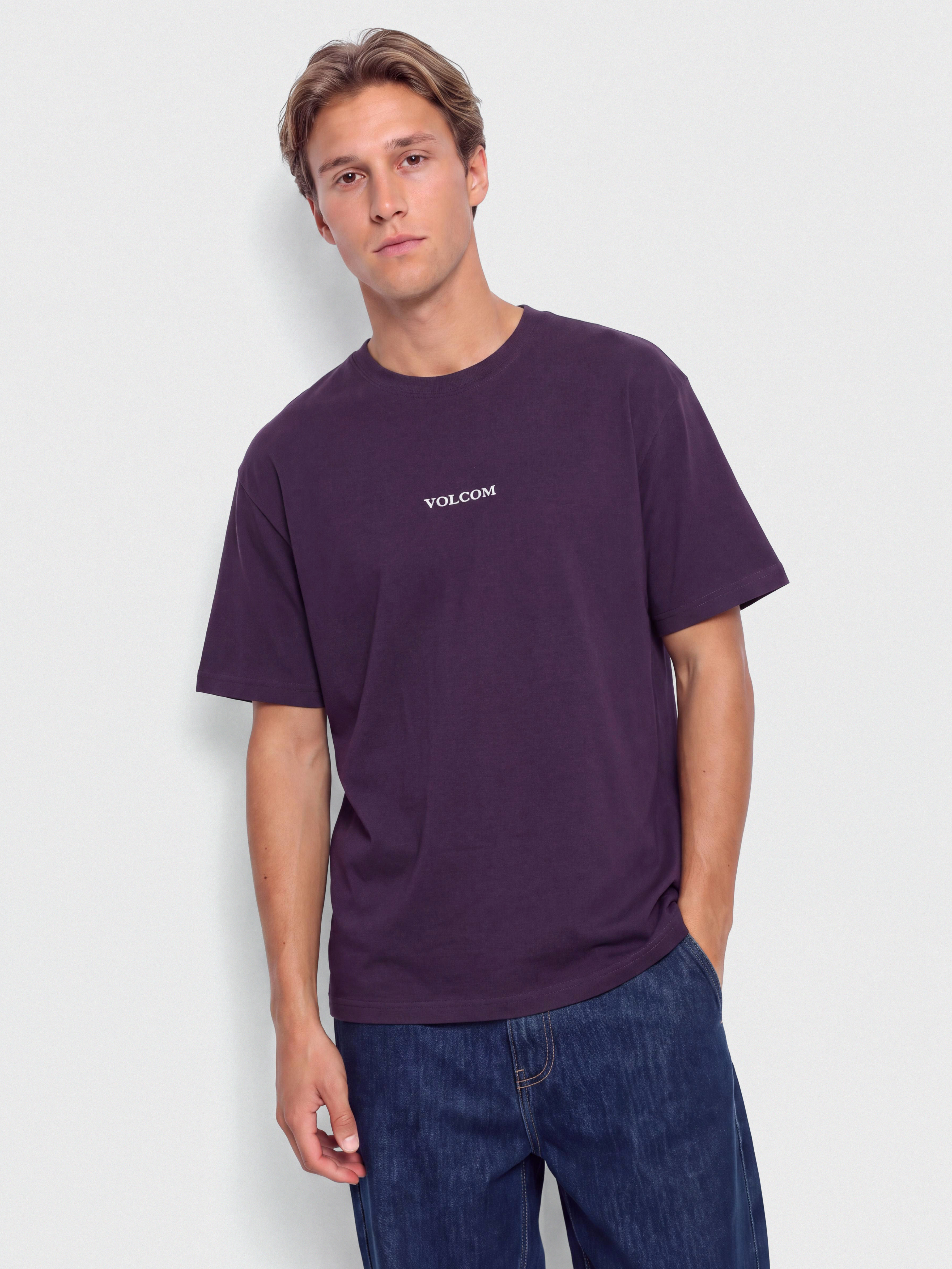 Volcom Stone Lse Póló (grape royale)