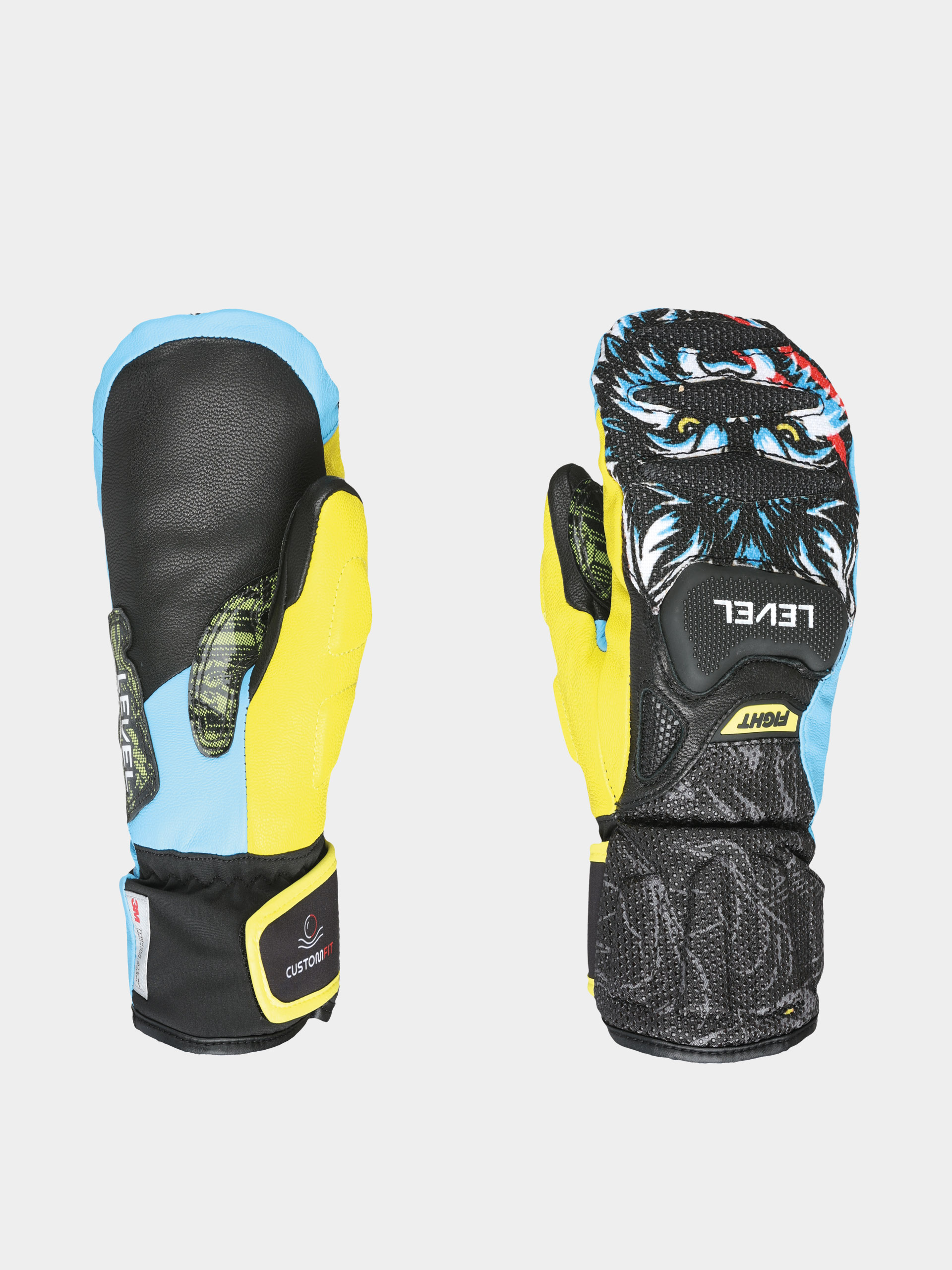 Kesztyű Level Sq Jr Cf Mitt JR (yellow blue)
