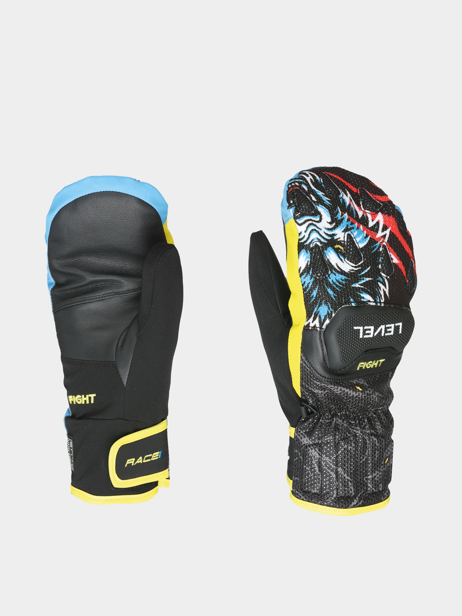 Kesztyű Level Race Replica Mitt (black yellow)
