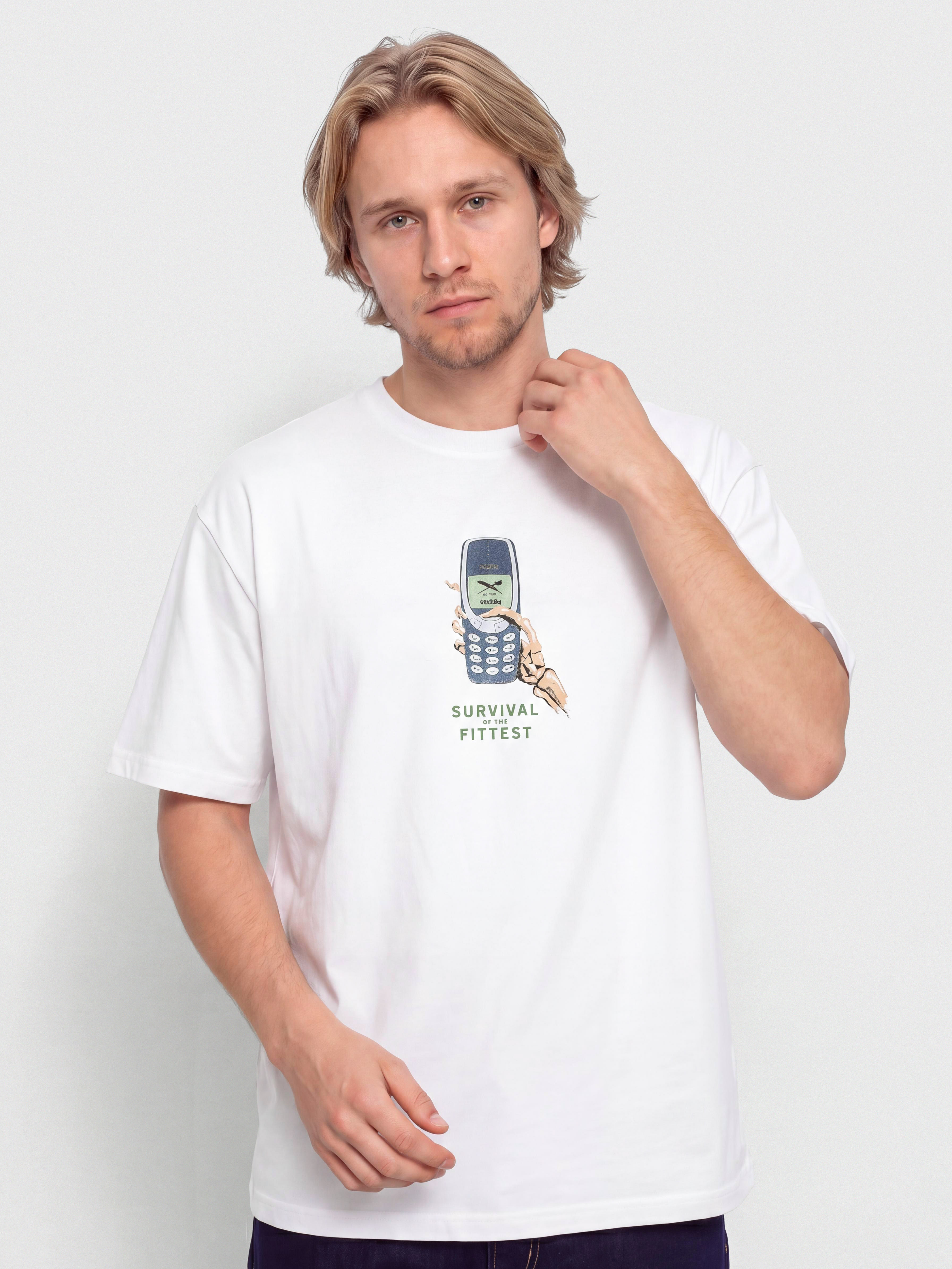 Póló Iriedaily The Fittest (white)