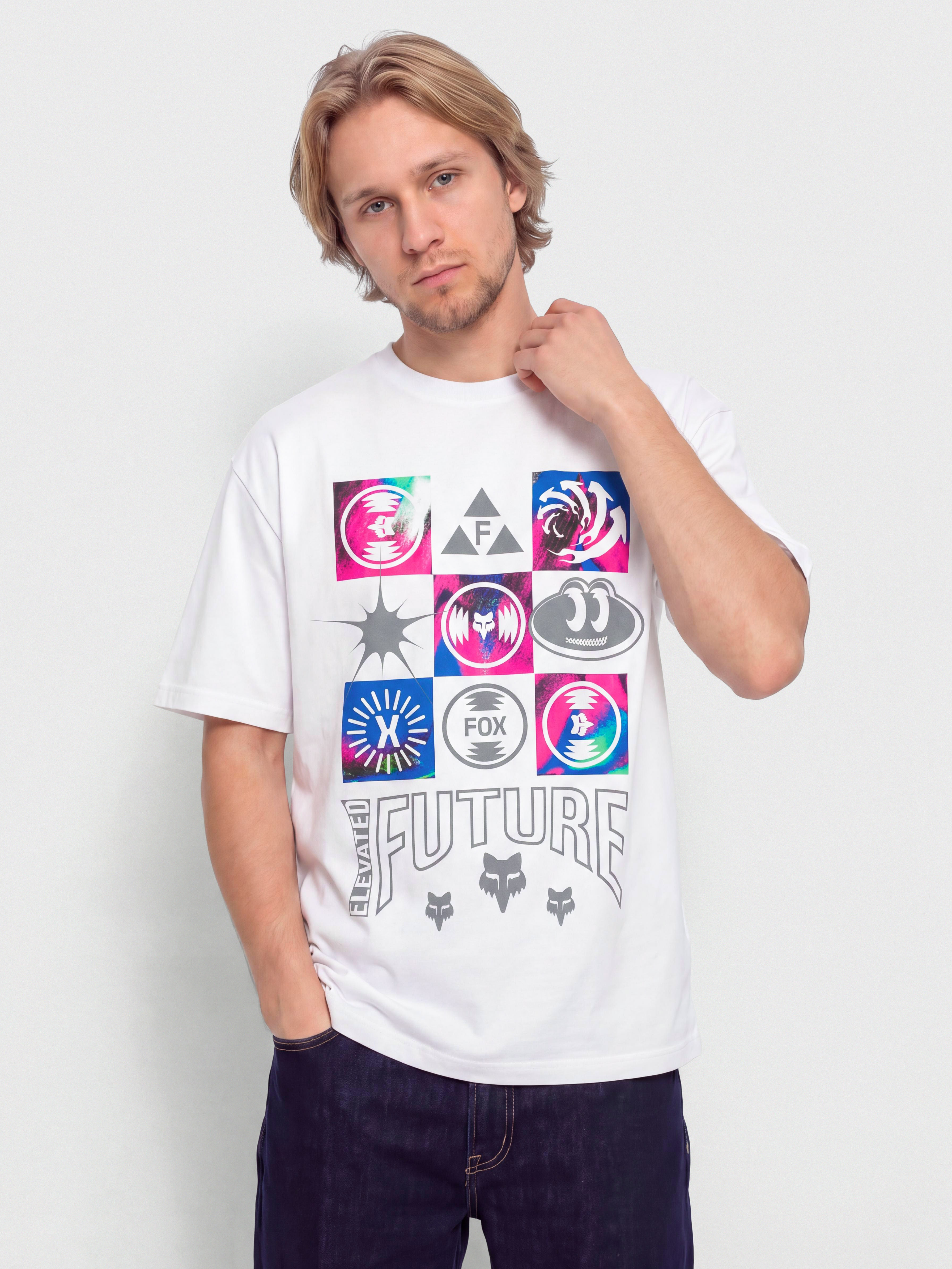 Fox Image Cosmo Mw Oversized Póló (white)