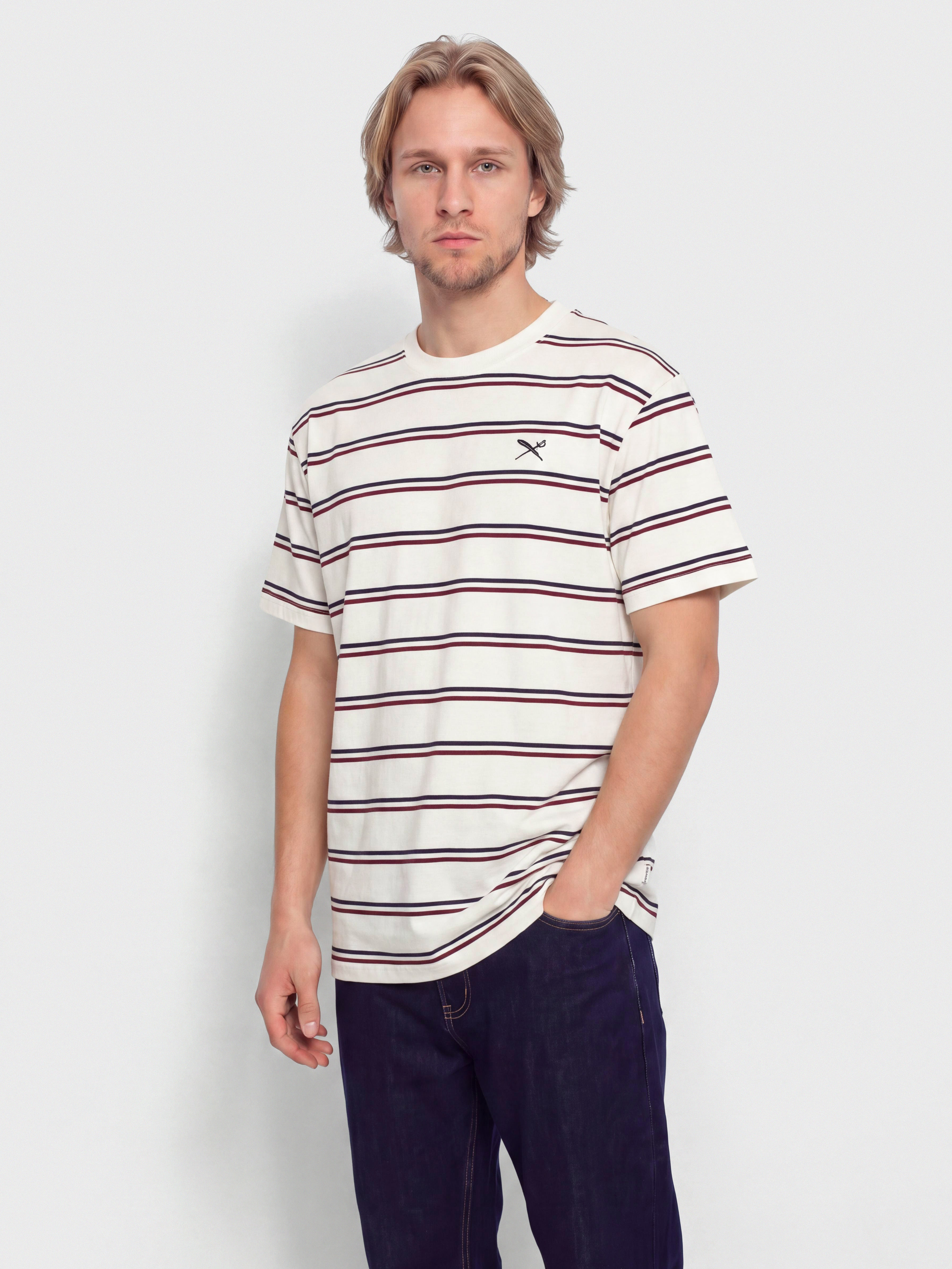 Iriedaily Callum Stripe Póló (offwhite)
