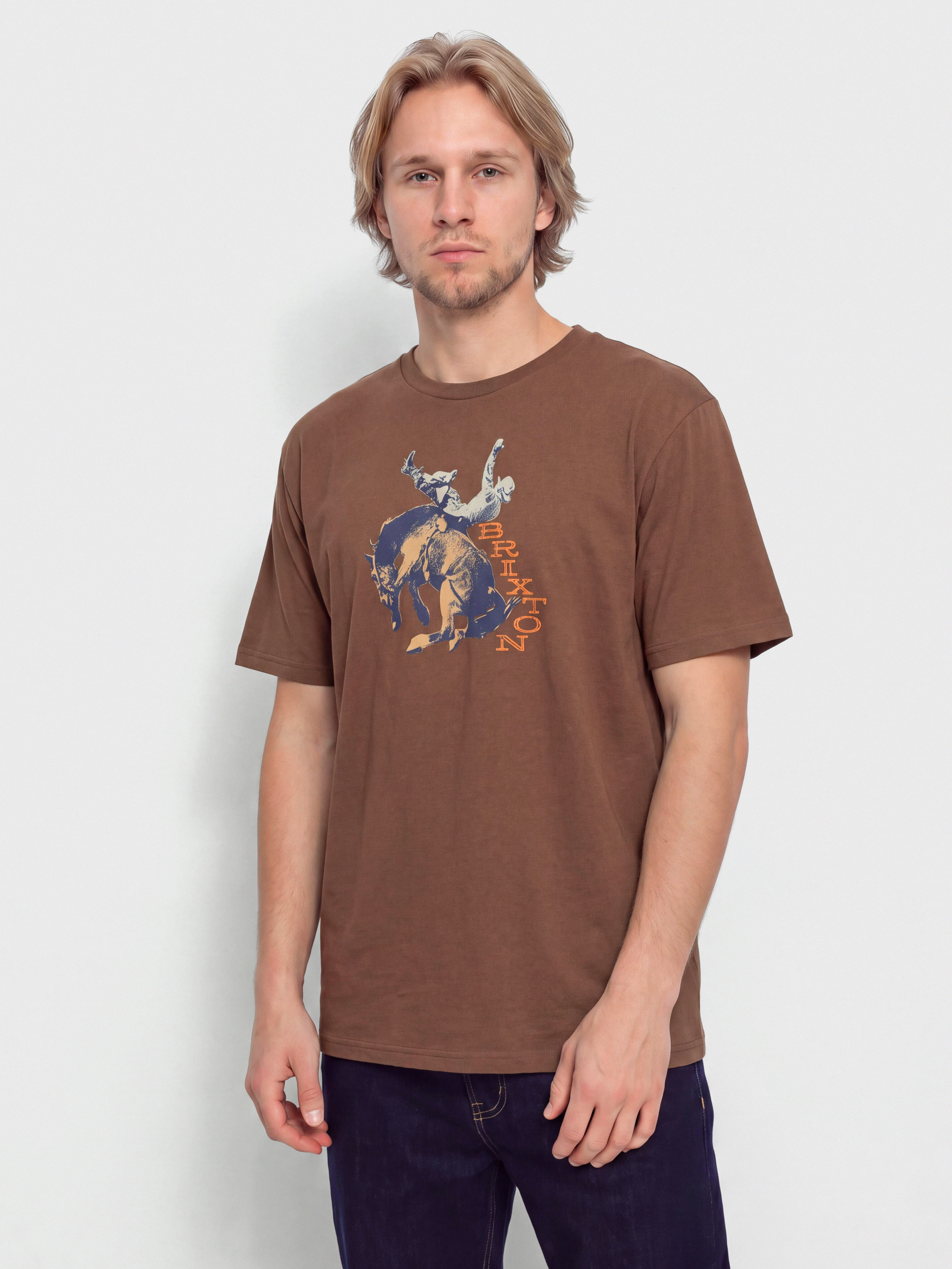 Brixton Rowdy Tlrt Pu00f3lu00f3 (pinecone brown)