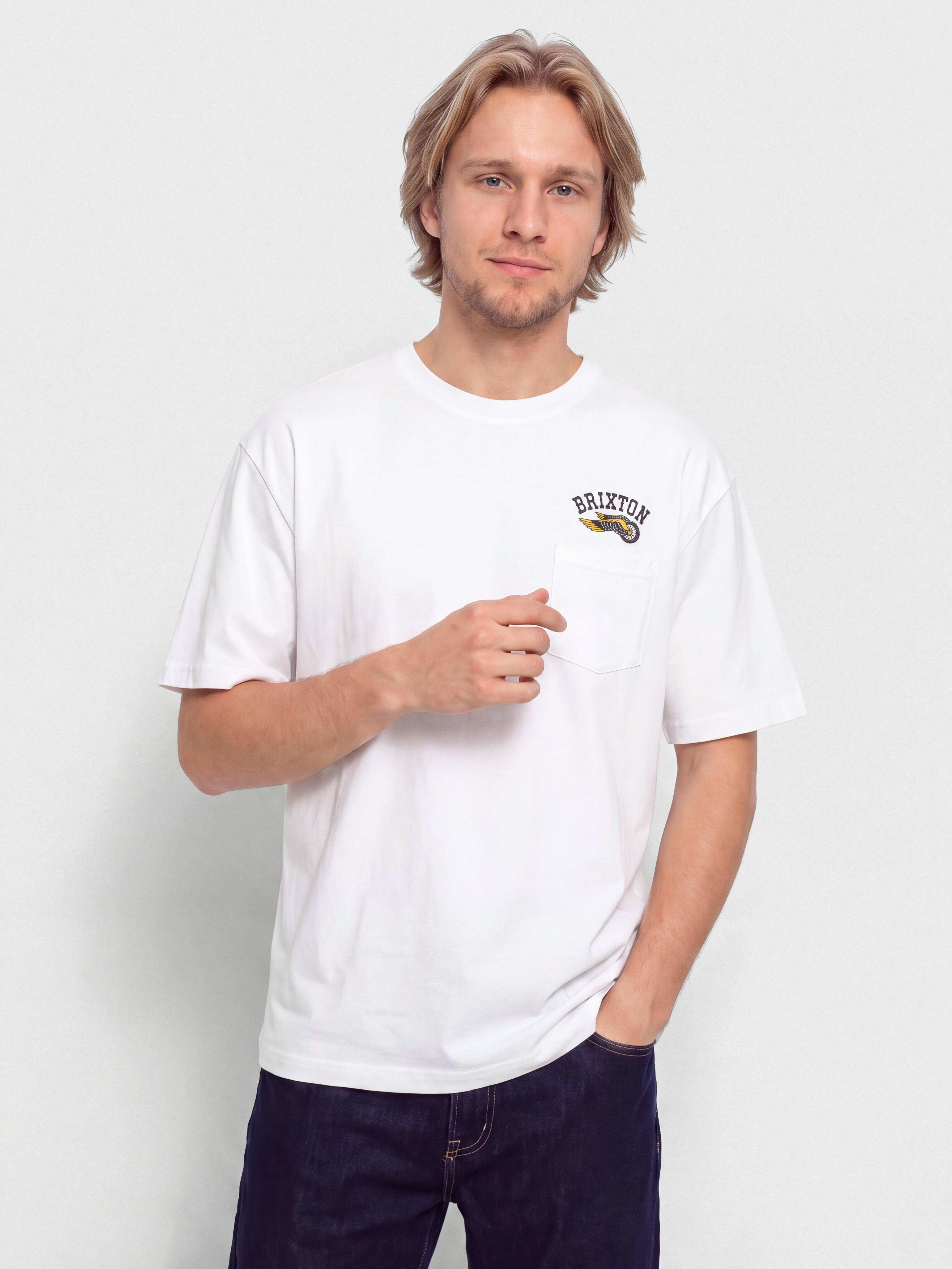 Brixton Roller Tlrt Pkt Póló (white)