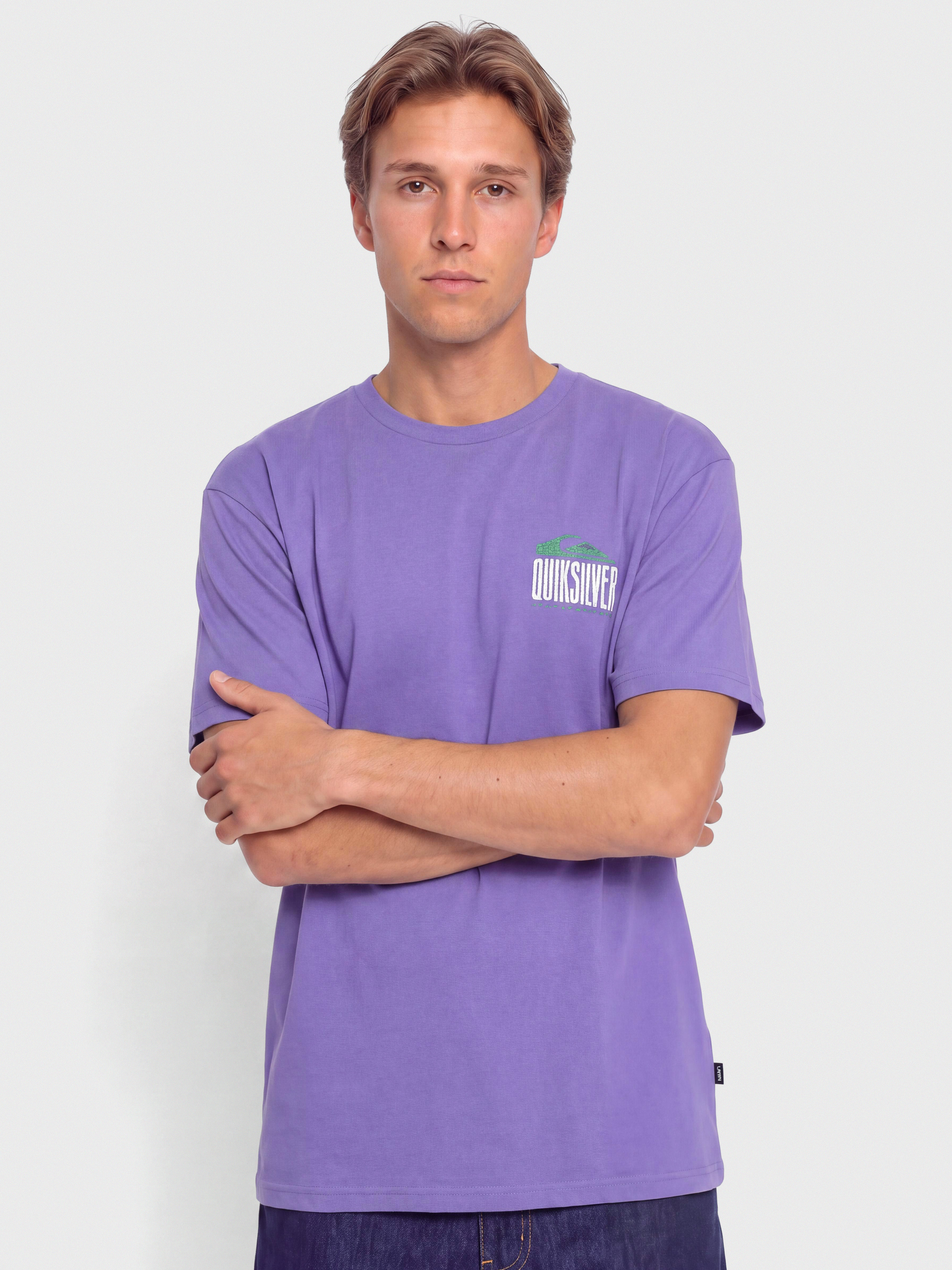 Quiksilver World Force Póló (dusted peri)