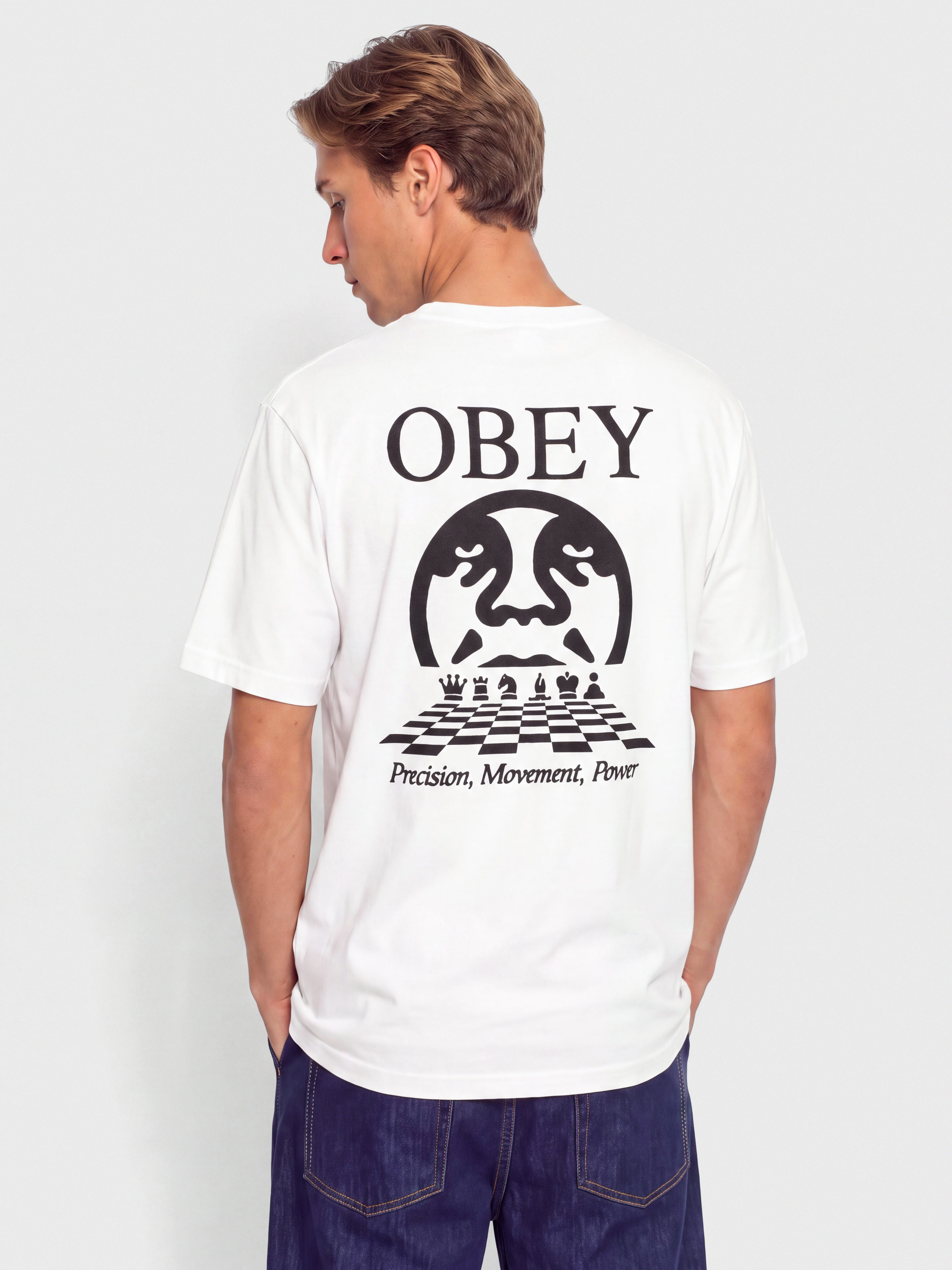 OBEY Obey Precision Póló (pigment vintage white)