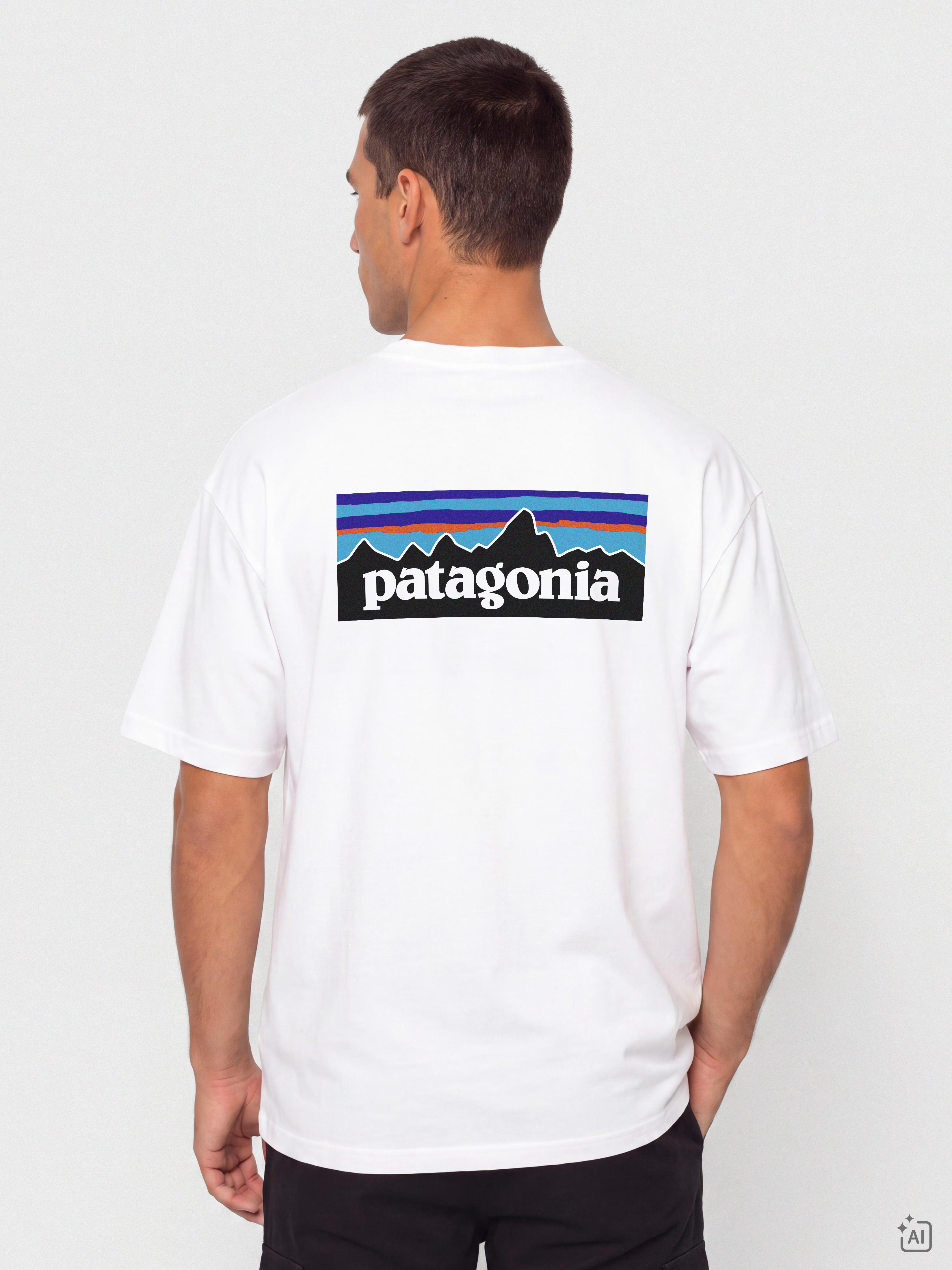 Patagonia P6 Logo Responsibili Póló (white)