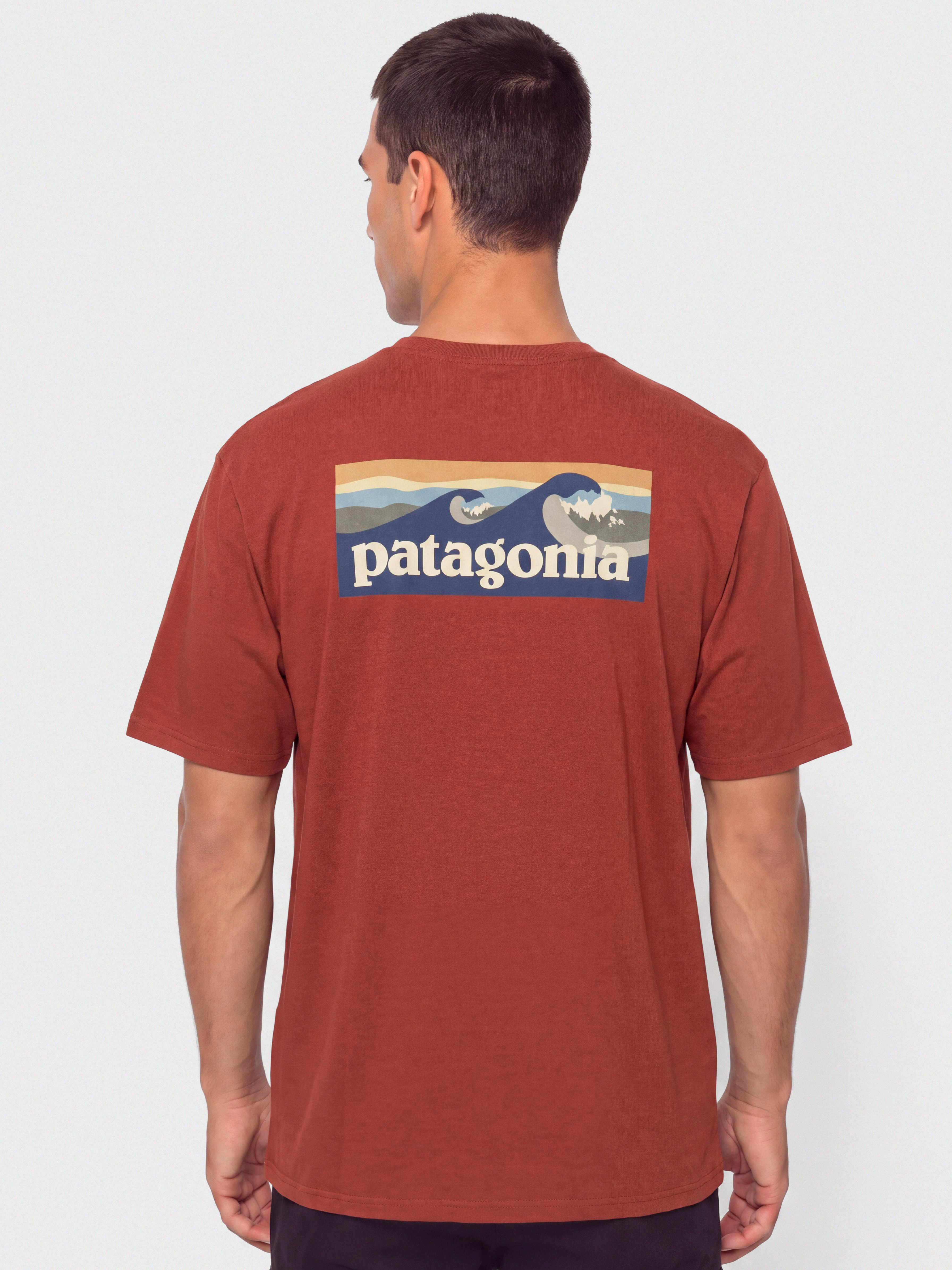 Patagonia Boardshort Logo Pocket Responsibili Pu00f3lu00f3 (rusty red)