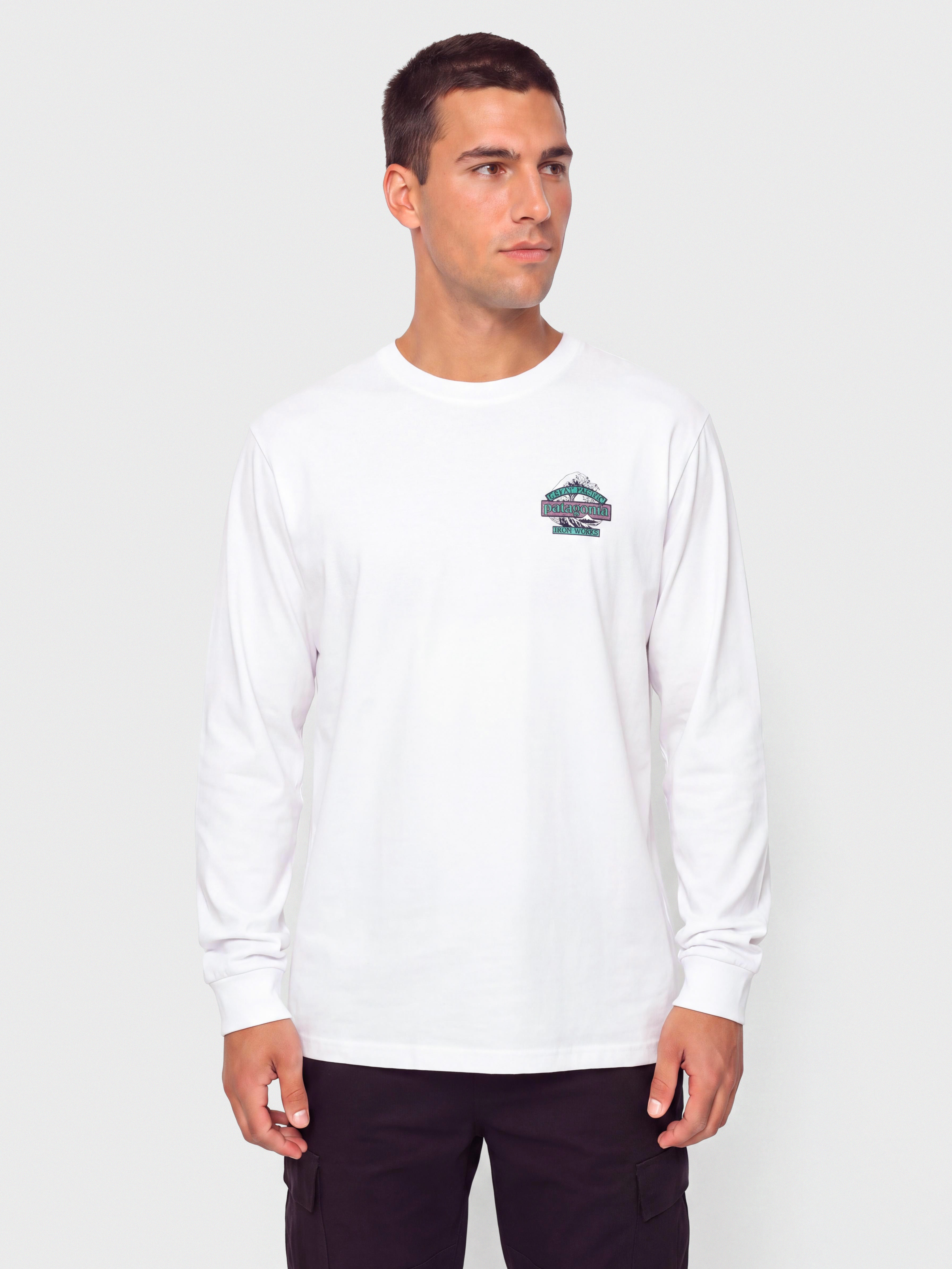 Patagonia Great Waves Responsibili Hosszú ujjú felső (fiber white)