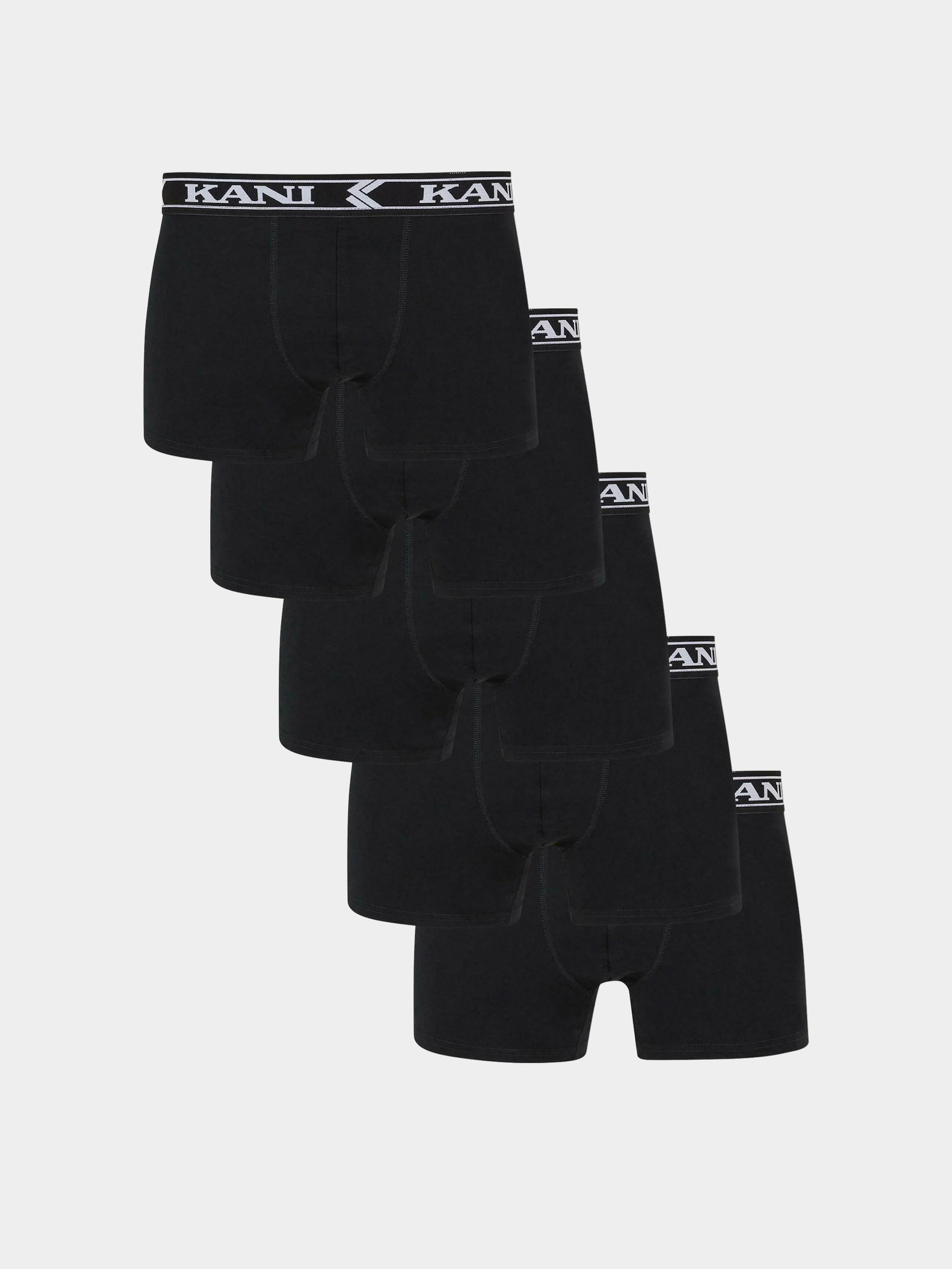 Alsónemű Karl Kani Retro Tape 5 Pack Boxer Briefs (black)