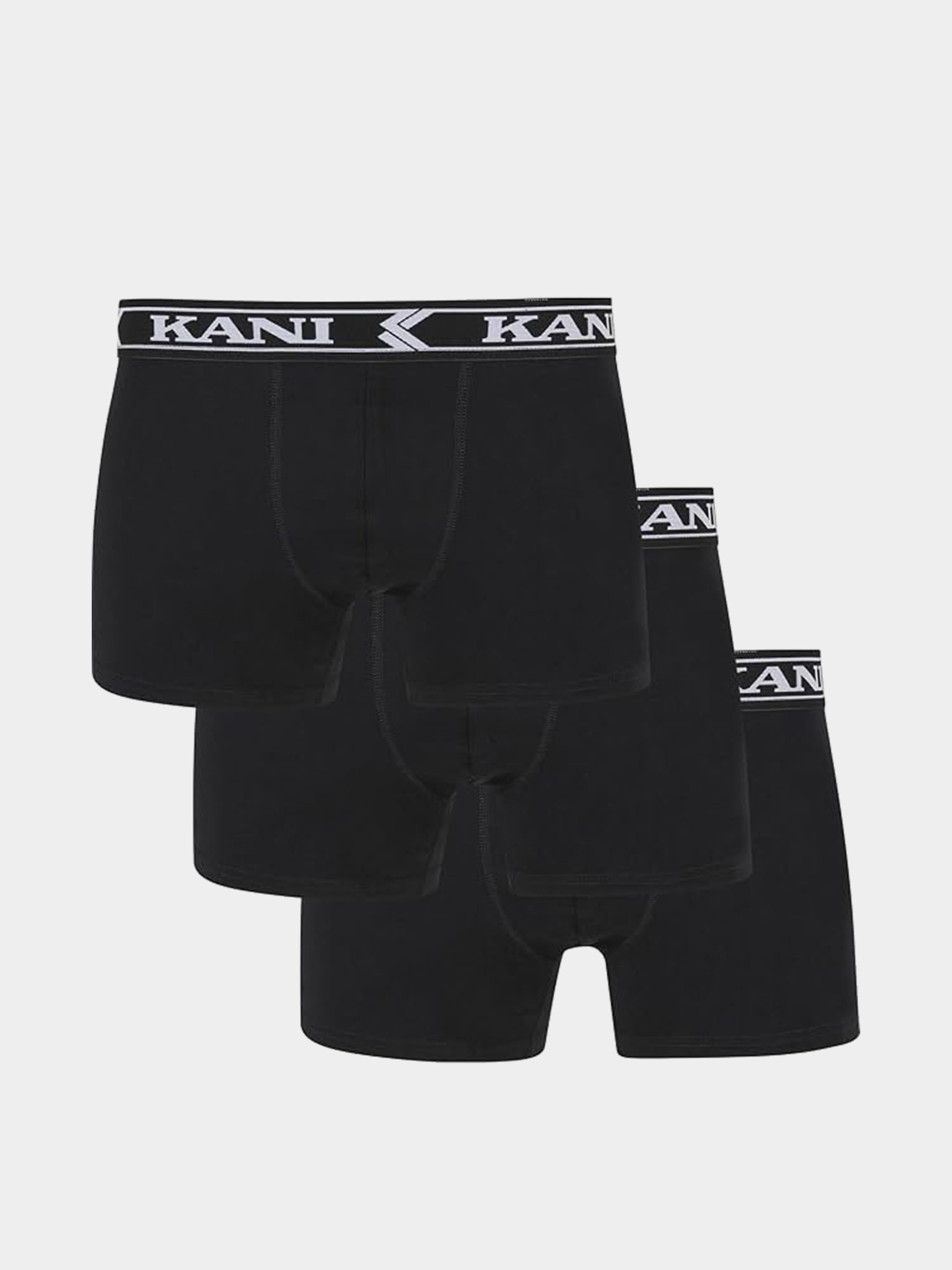 Alsónemű Karl Kani Retro Tape 3 Pack Boxer Briefs (black)