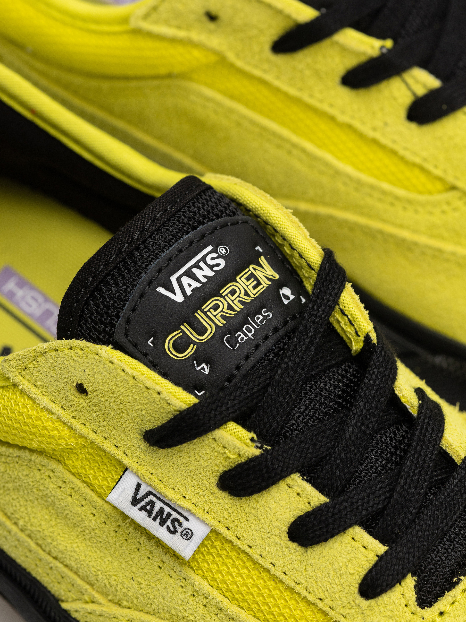 Vans Skate Curren Caples Cipők (fluro lime/black)