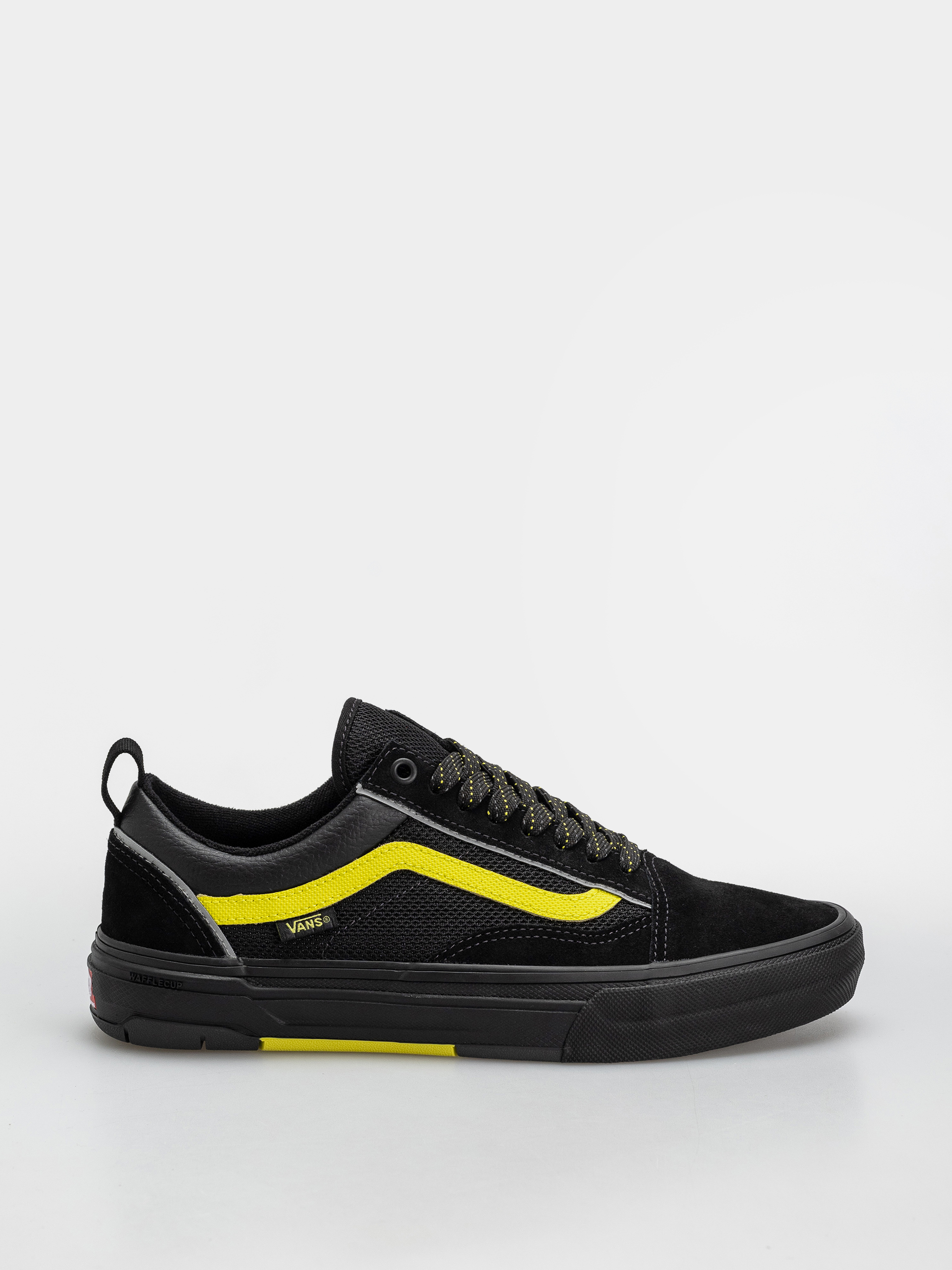 Vans Skate Old Skool Wafflecup Cipők (black/lime)