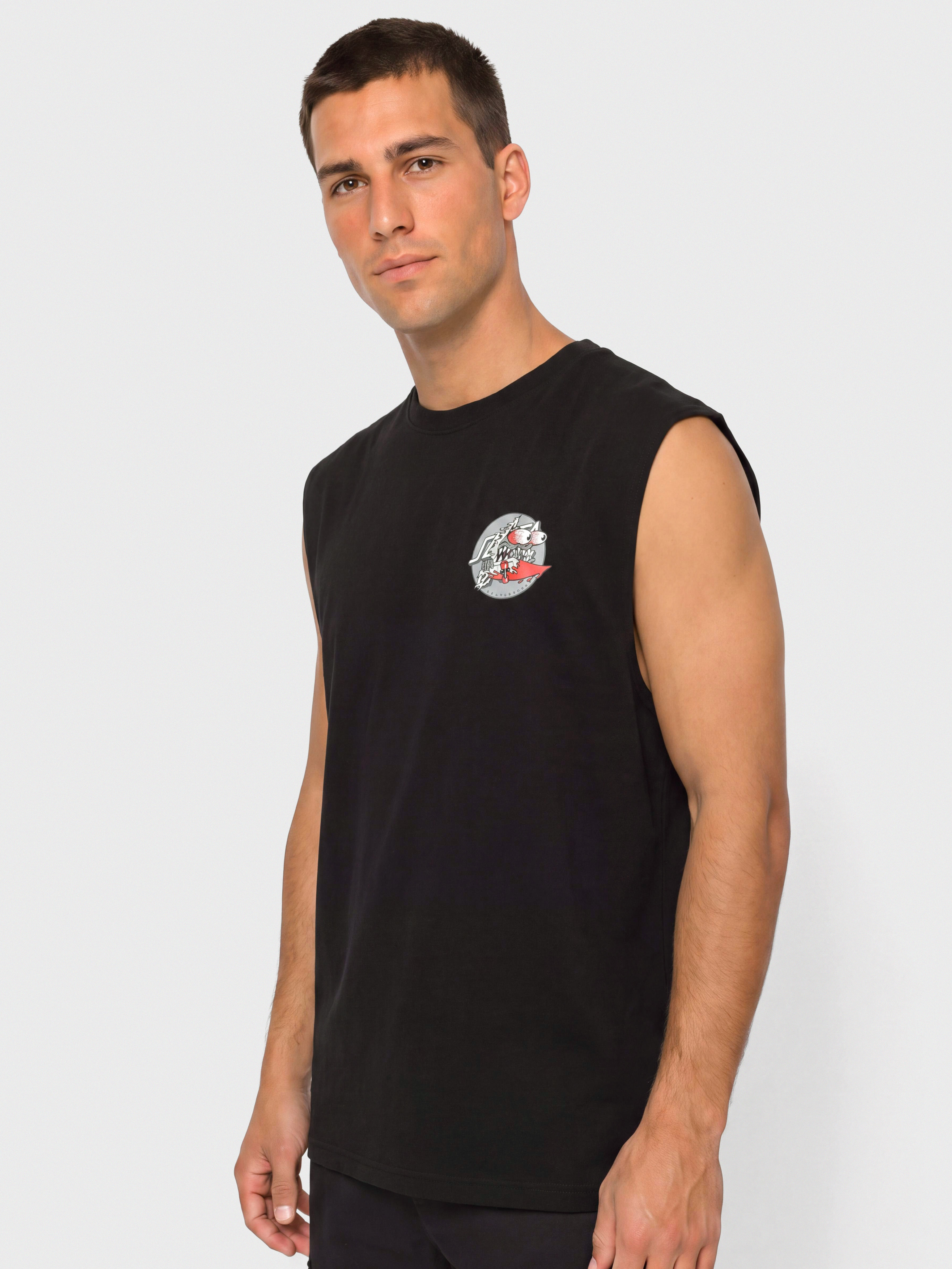 Santa Cruz Meek Slashed Dot Vest Póló (black)