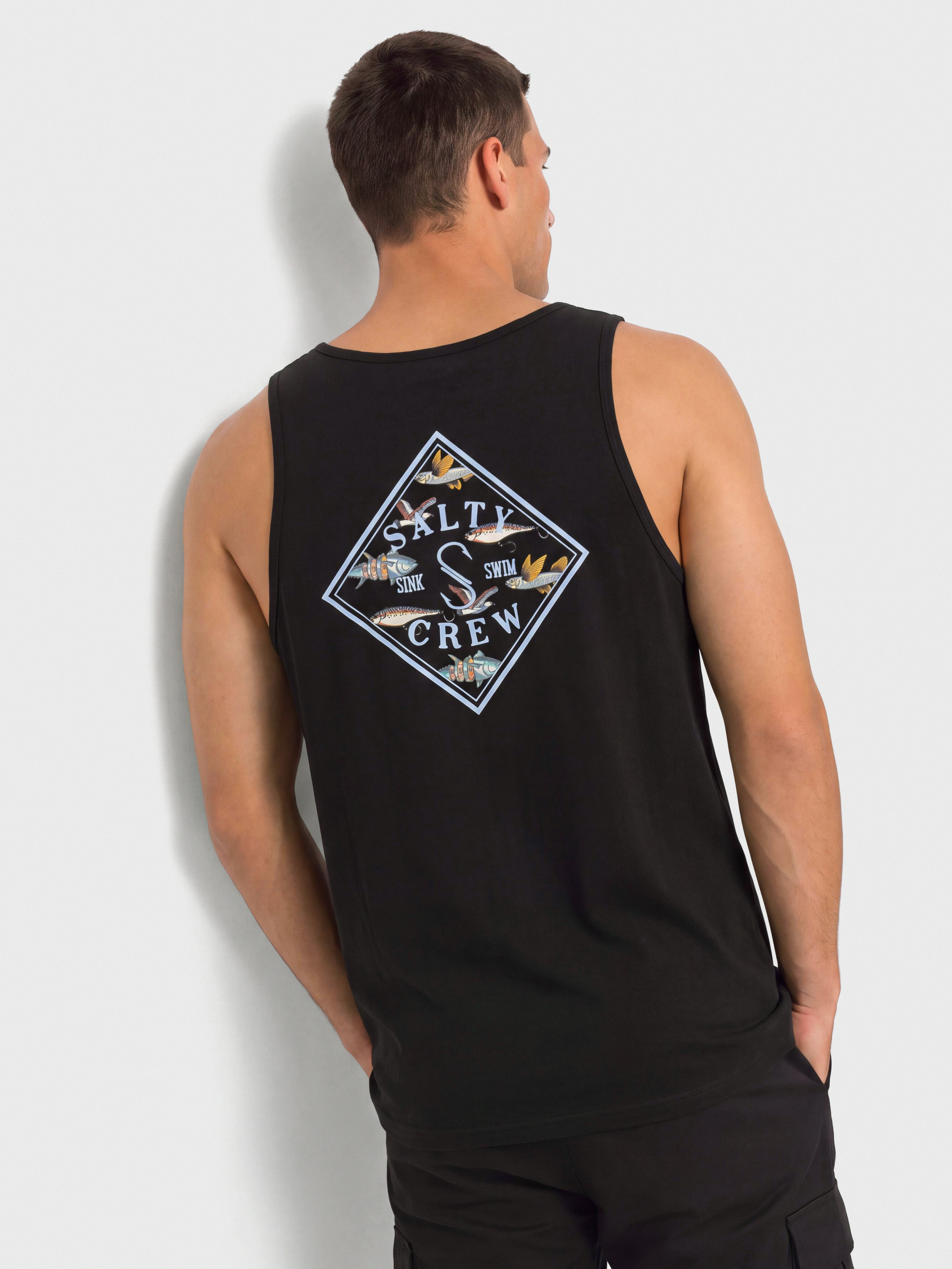 Póló Salty Crew Tippet Fill (black)