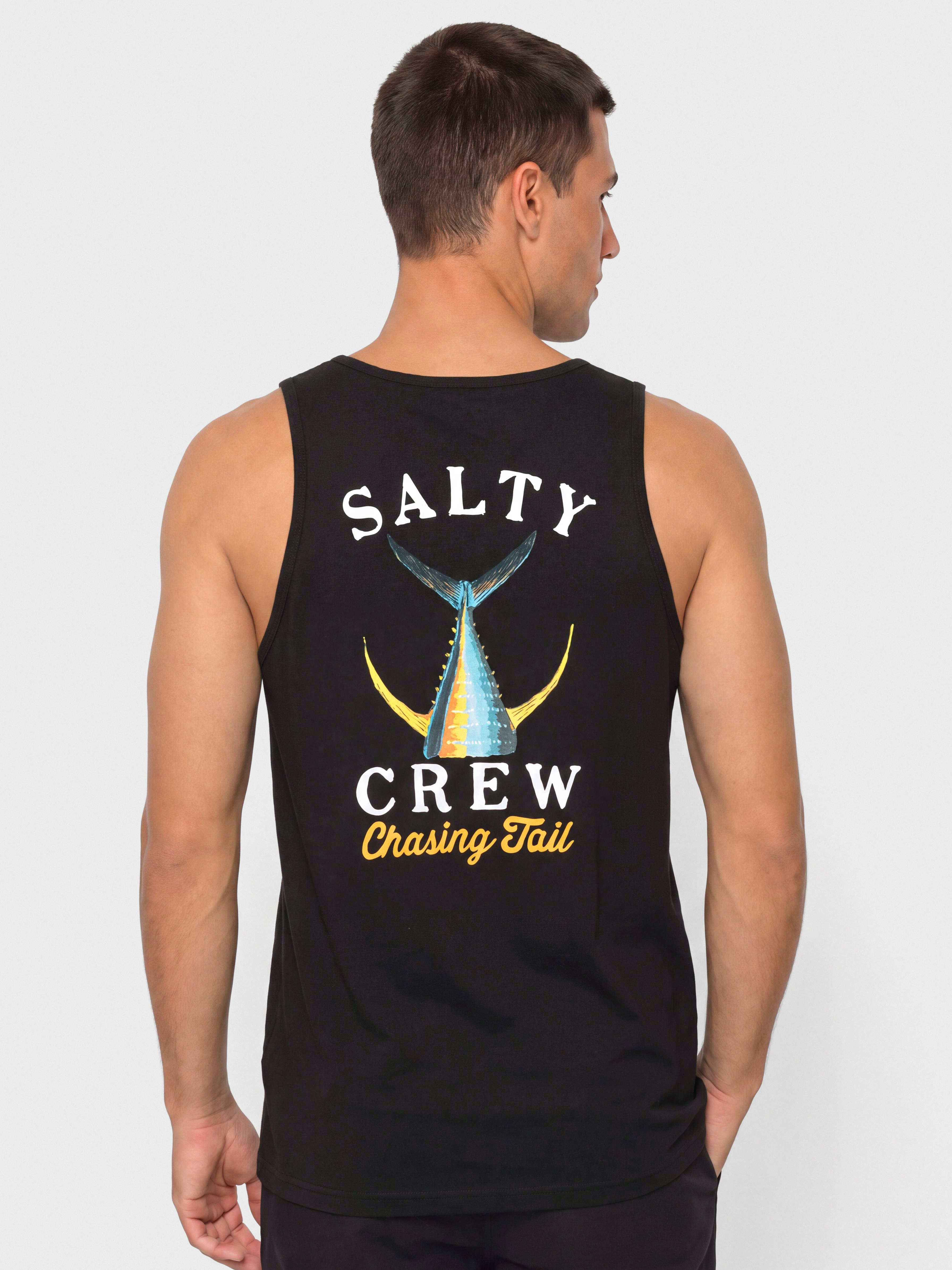 Póló Salty Crew Tailed (black)