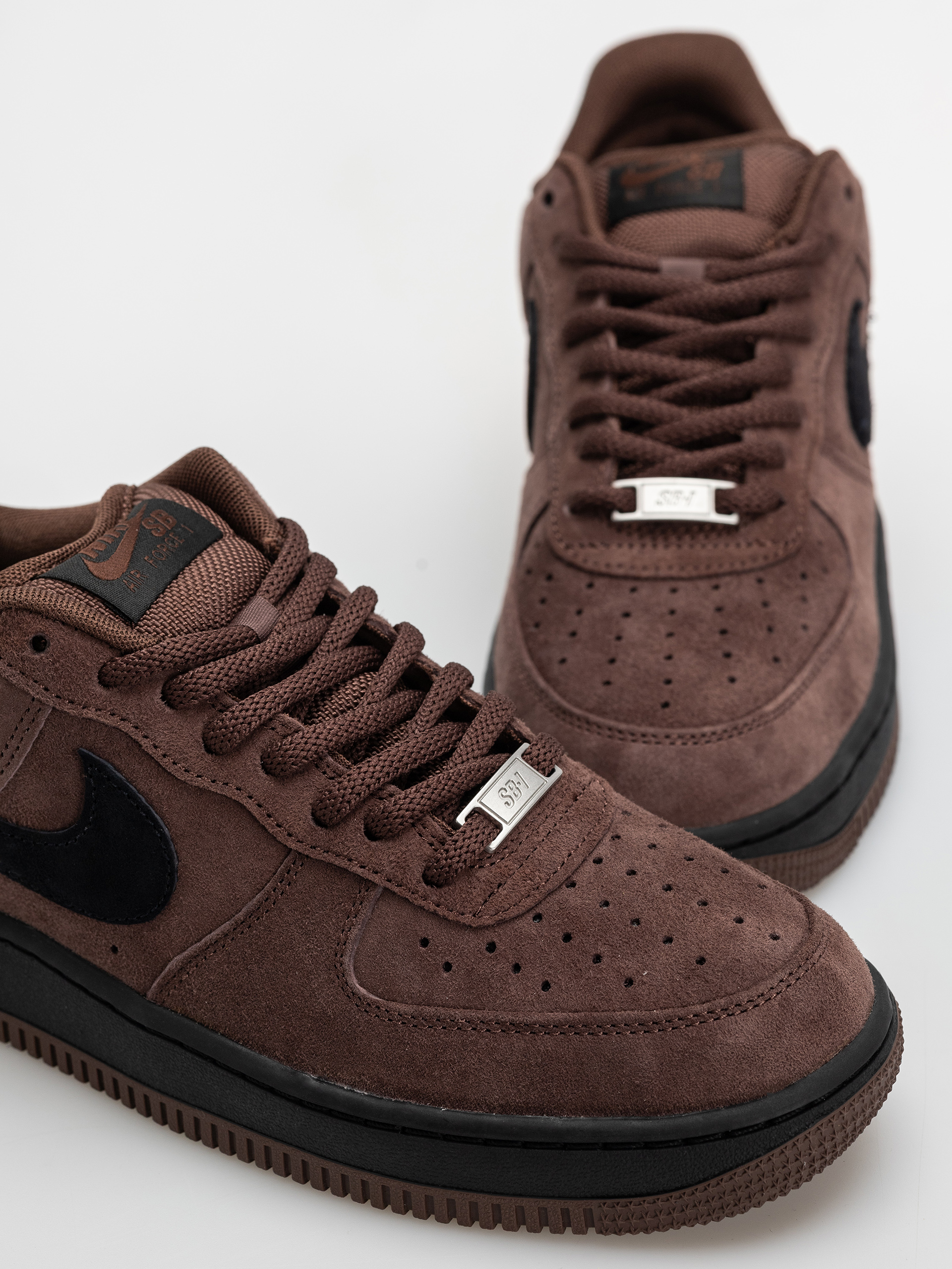 Nike SB Air Force 1 Cipők (lt chocolate/black lt chocolate)