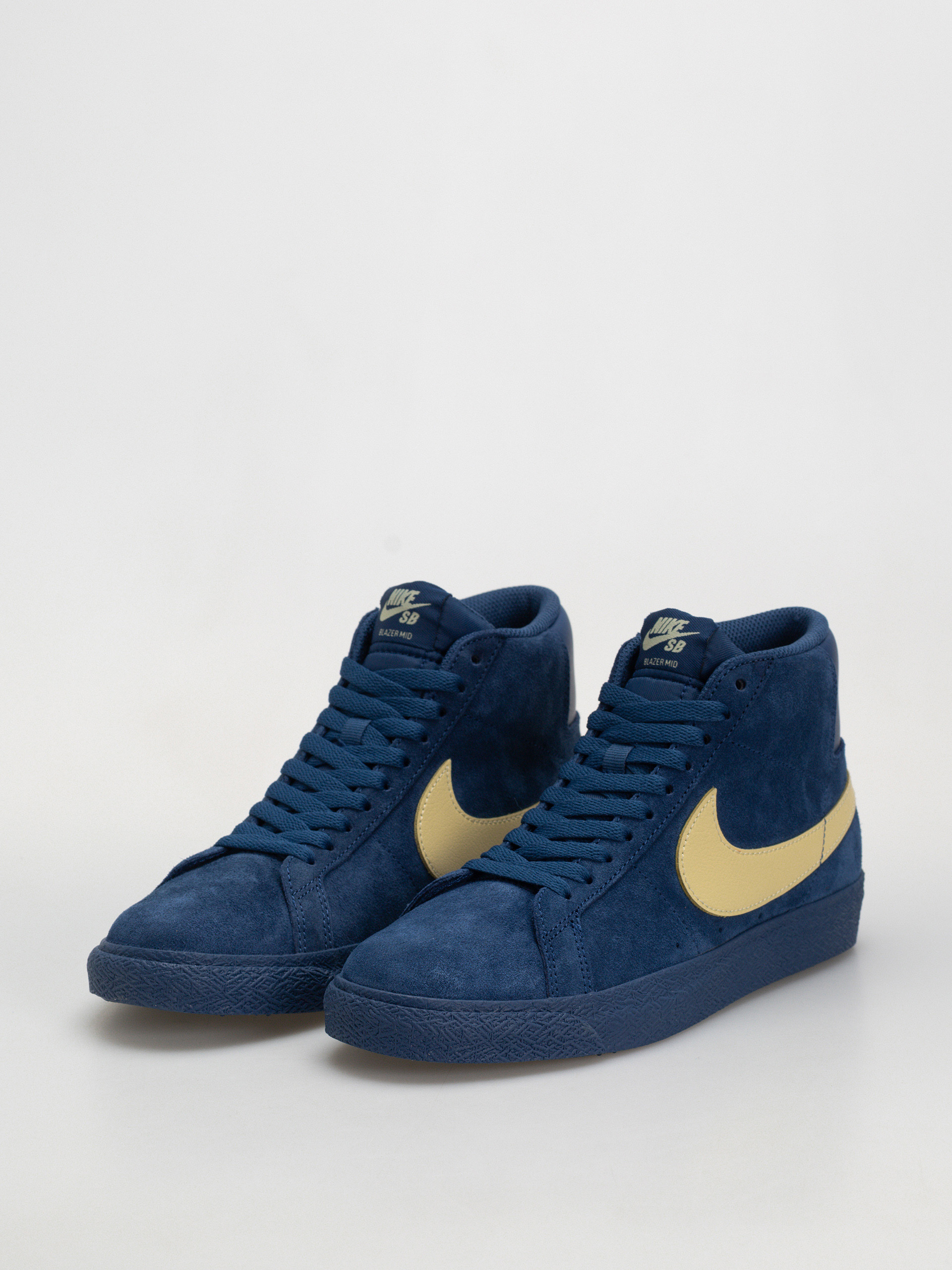 Nike SB Zoom Blazer Mid Cipők (coastal blue/pale yellow coastal blue)