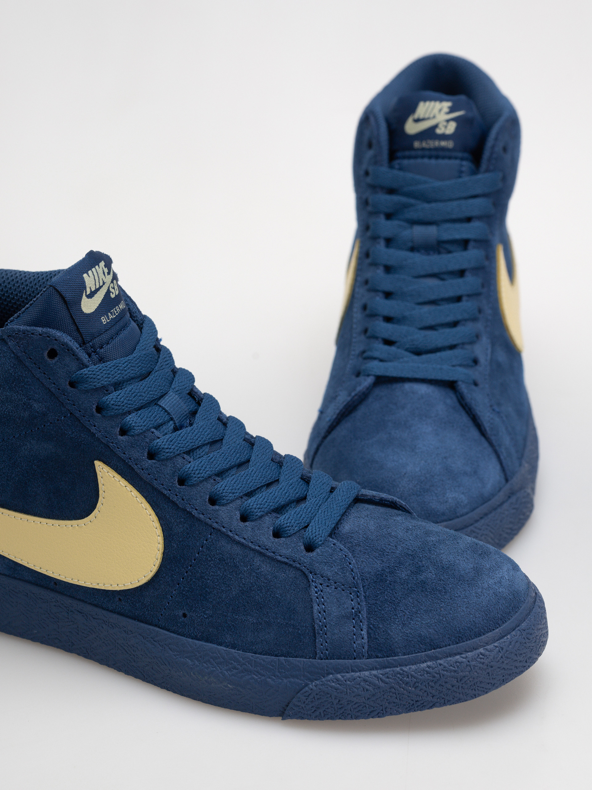 Nike SB Zoom Blazer Mid Cipők (coastal blue/pale yellow coastal blue)