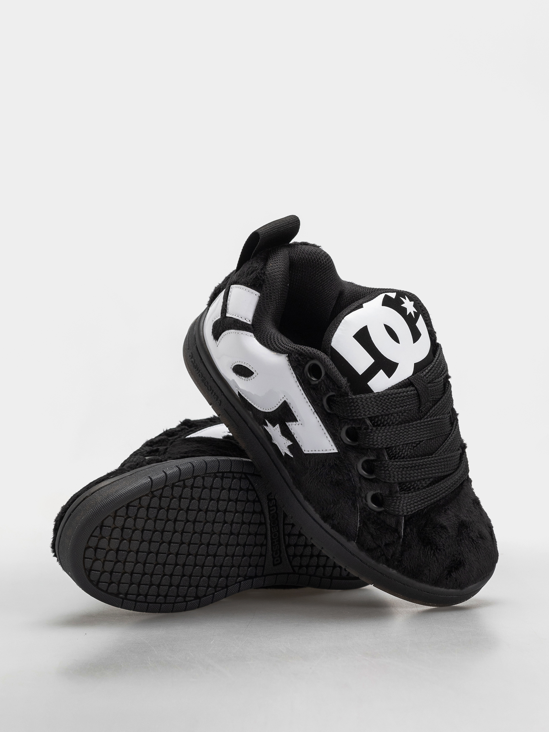 DC Court Graffik Puff Cipők (black/black/white)