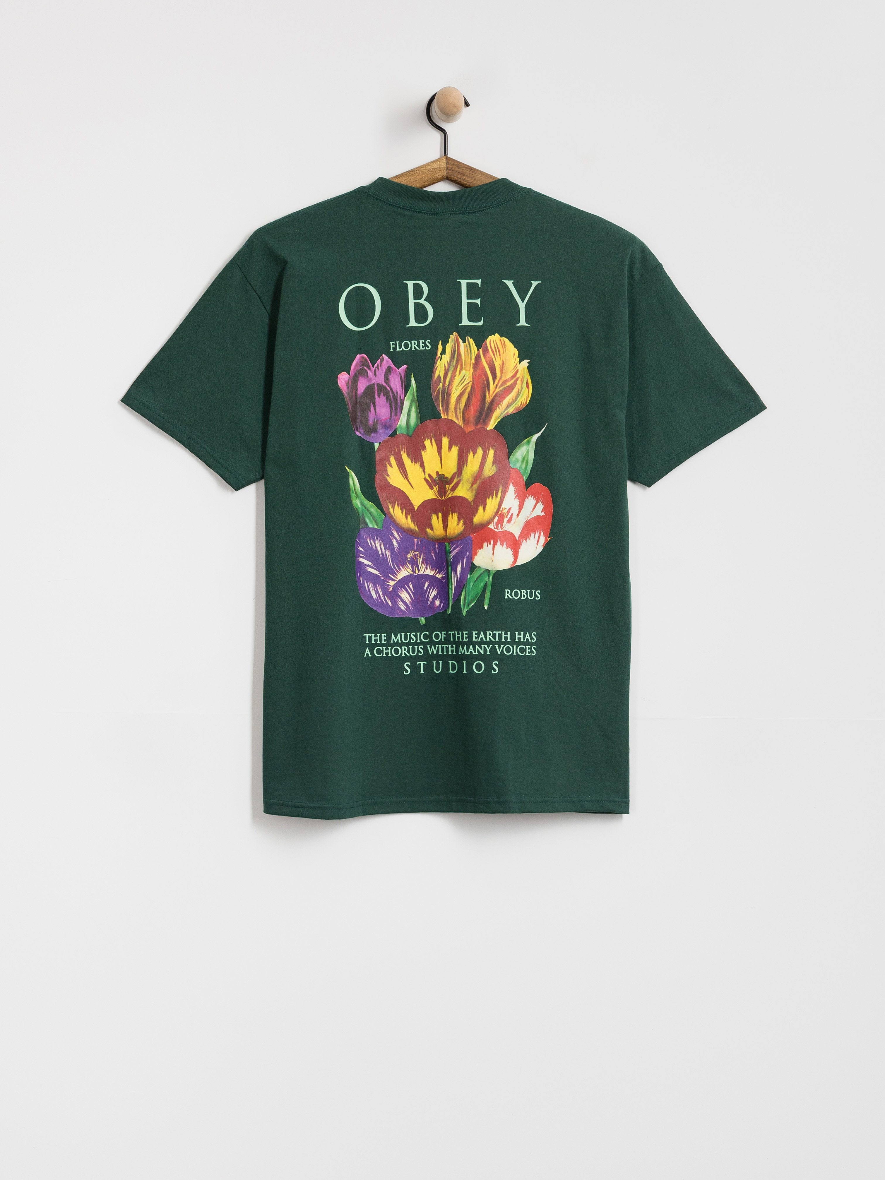 OBEY Flores Robus Póló (rainforest)