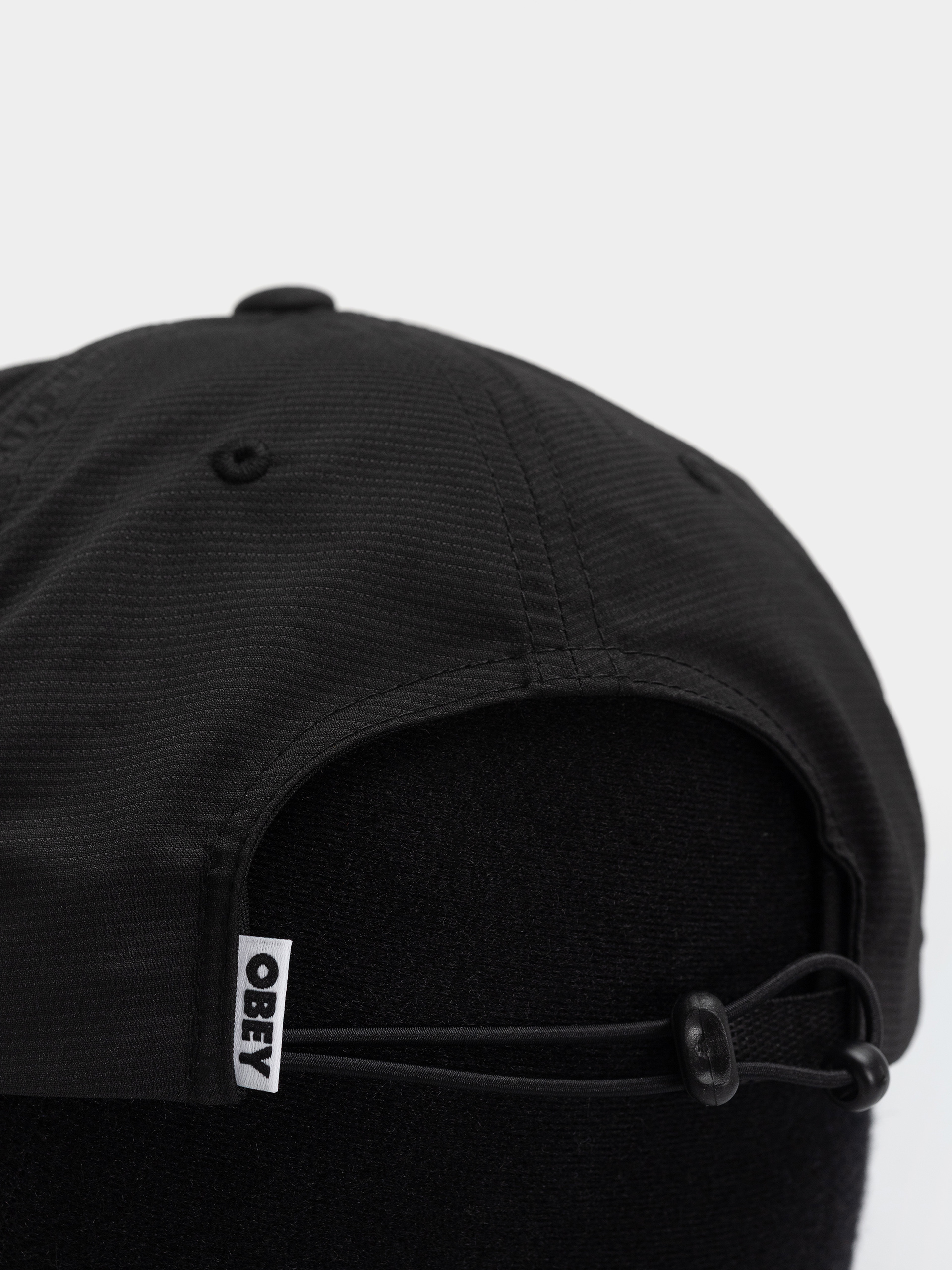 OBEY Stride 5 Panel Baseball sapka (black)