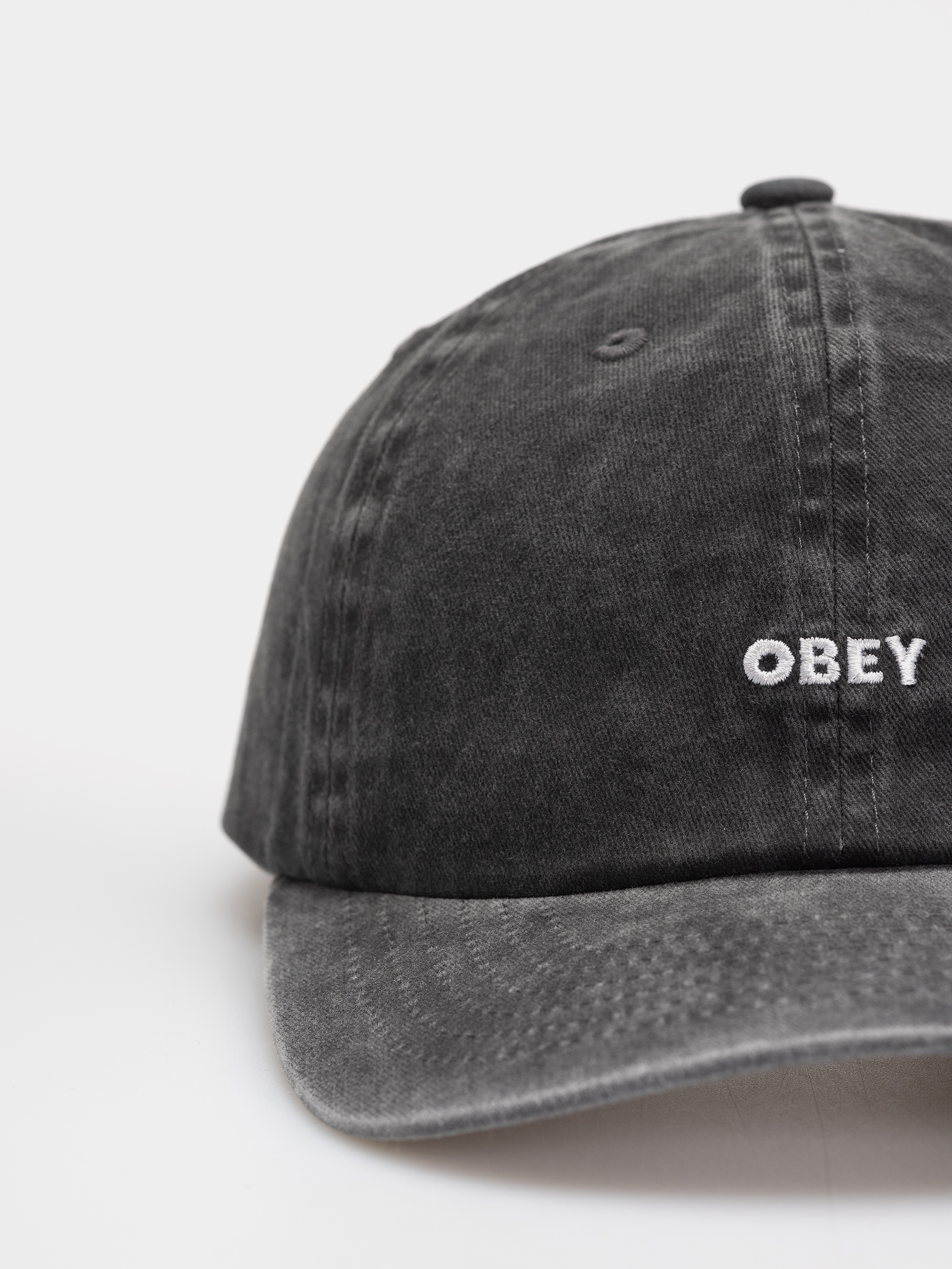 OBEY Pigment Bold 6 Panel Baseball sapka (pigment black)
