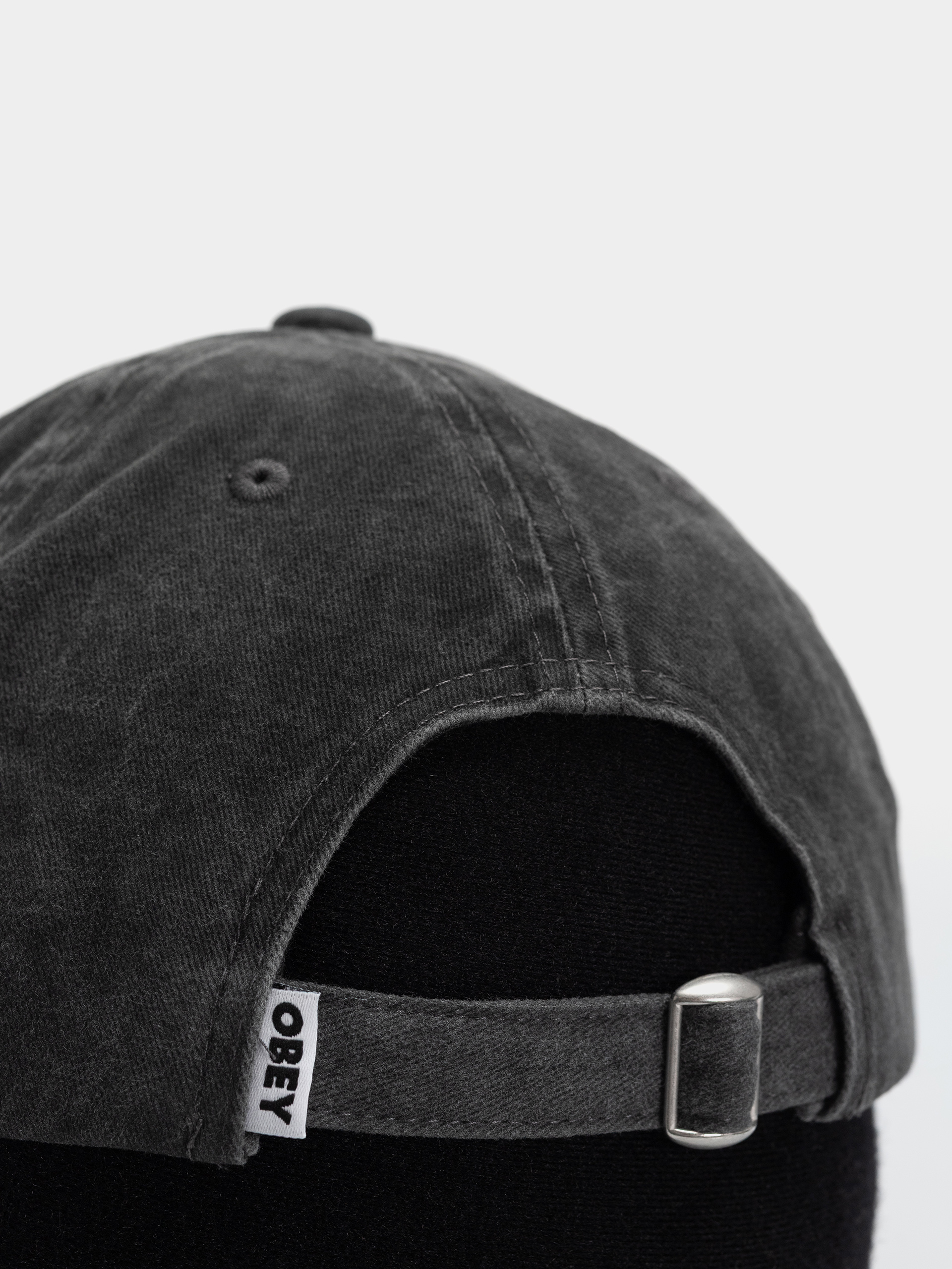 OBEY Pigment Bold 6 Panel Baseball sapka (pigment black)