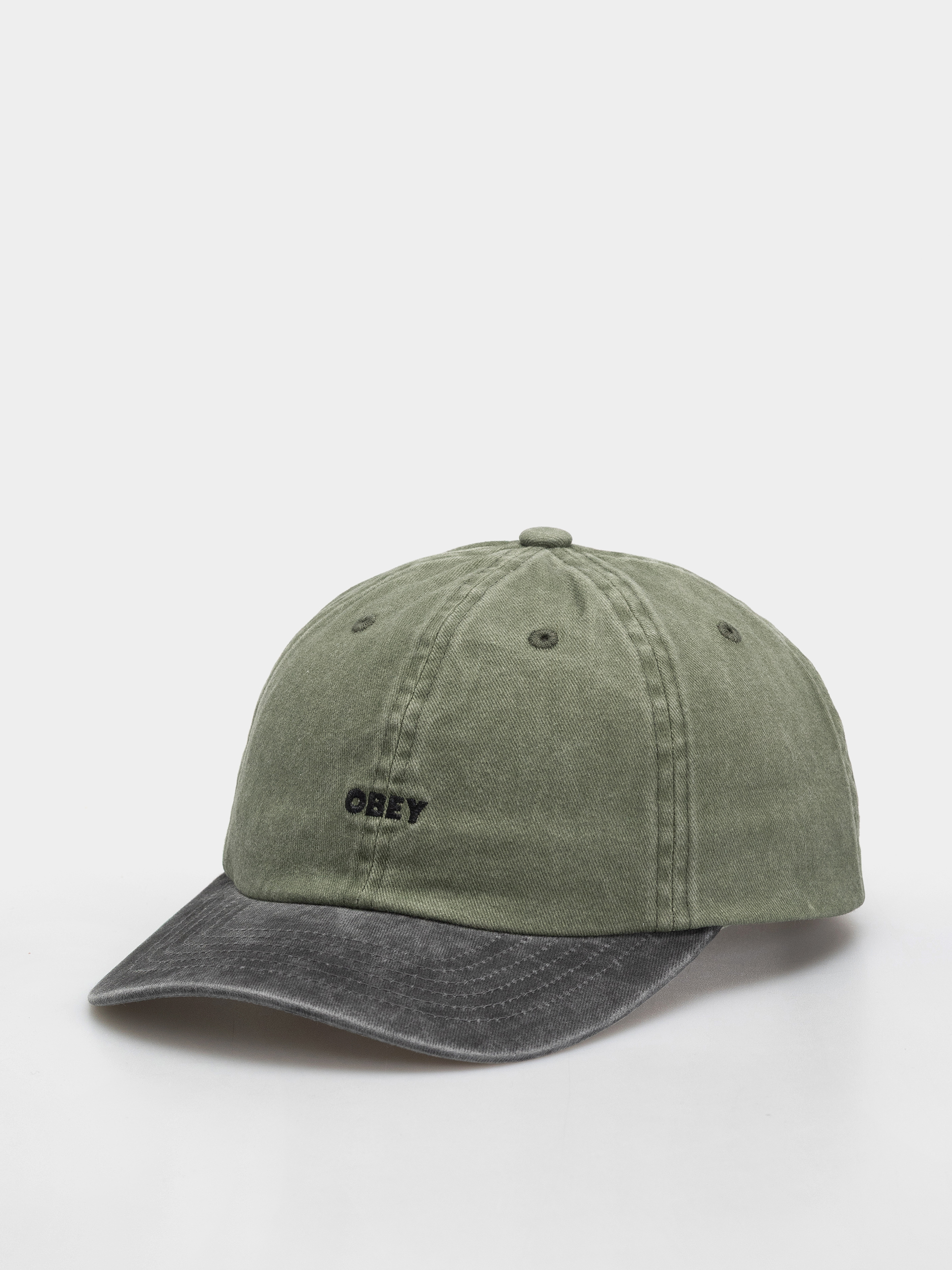 OBEY Pigment Bold 6 Panel Baseball sapka (pigment olive multi)