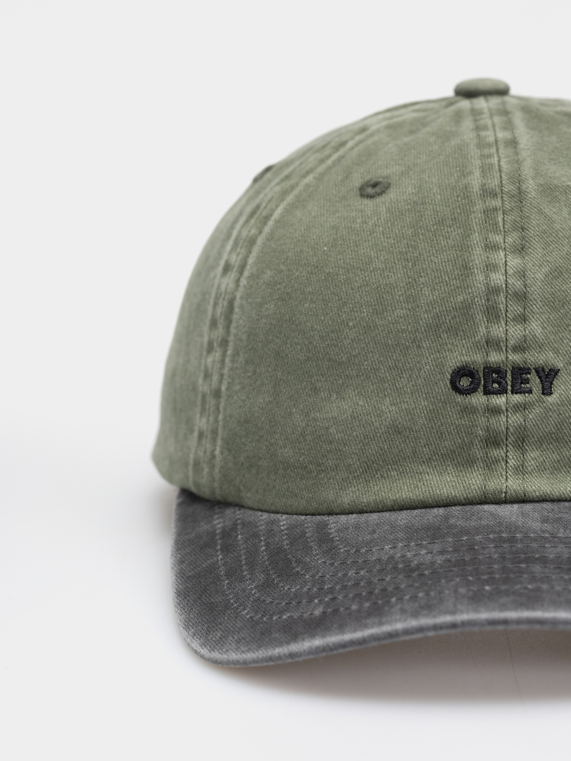 OBEY Pigment Bold 6 Panel Baseball sapka (pigment olive multi)