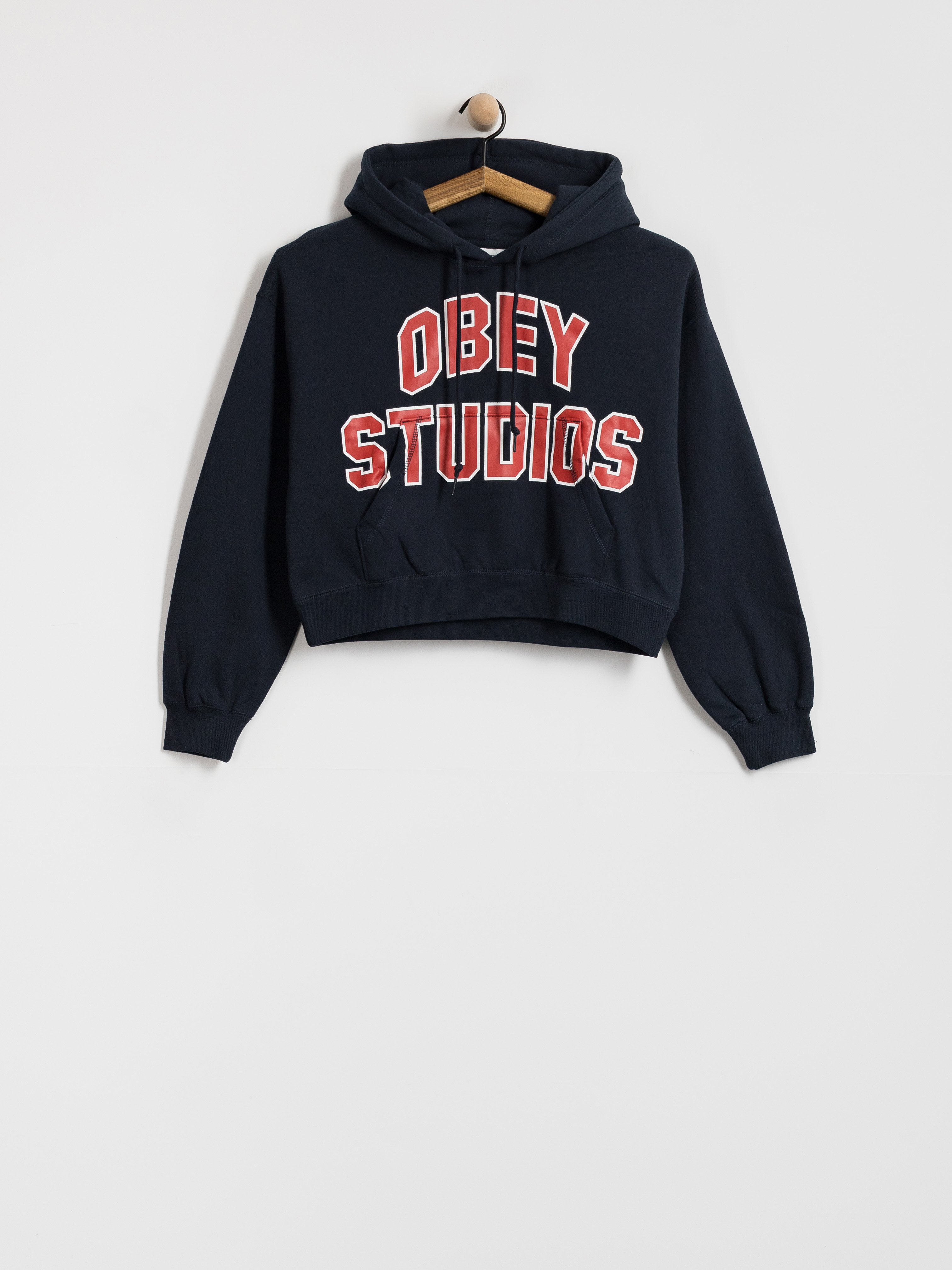 OBEY Studios Collegiate HD Wmn Kapucnis pulóver (dark navy)