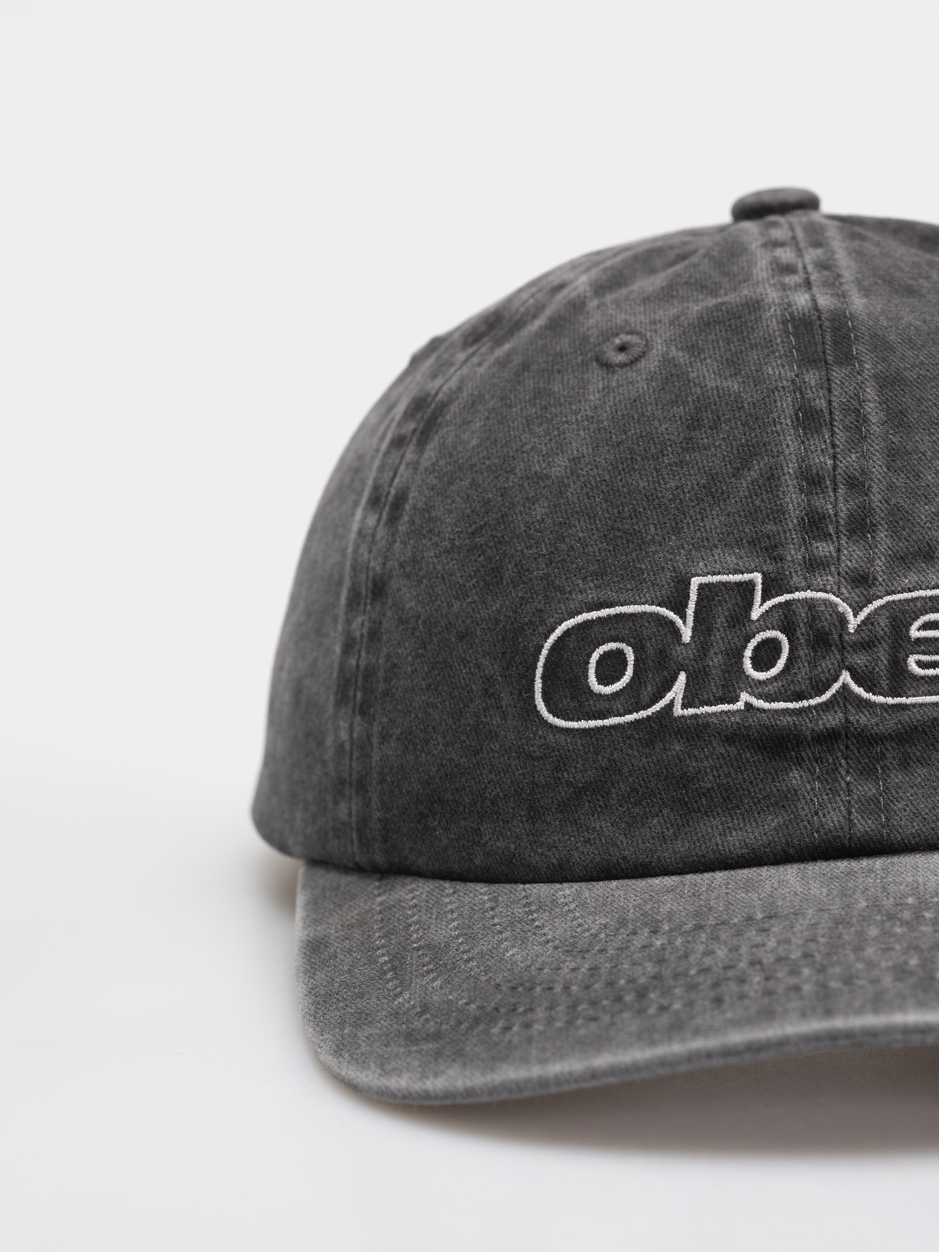 OBEY Pigment Outline Delta 6 Panel Baseball sapka (pigment black)